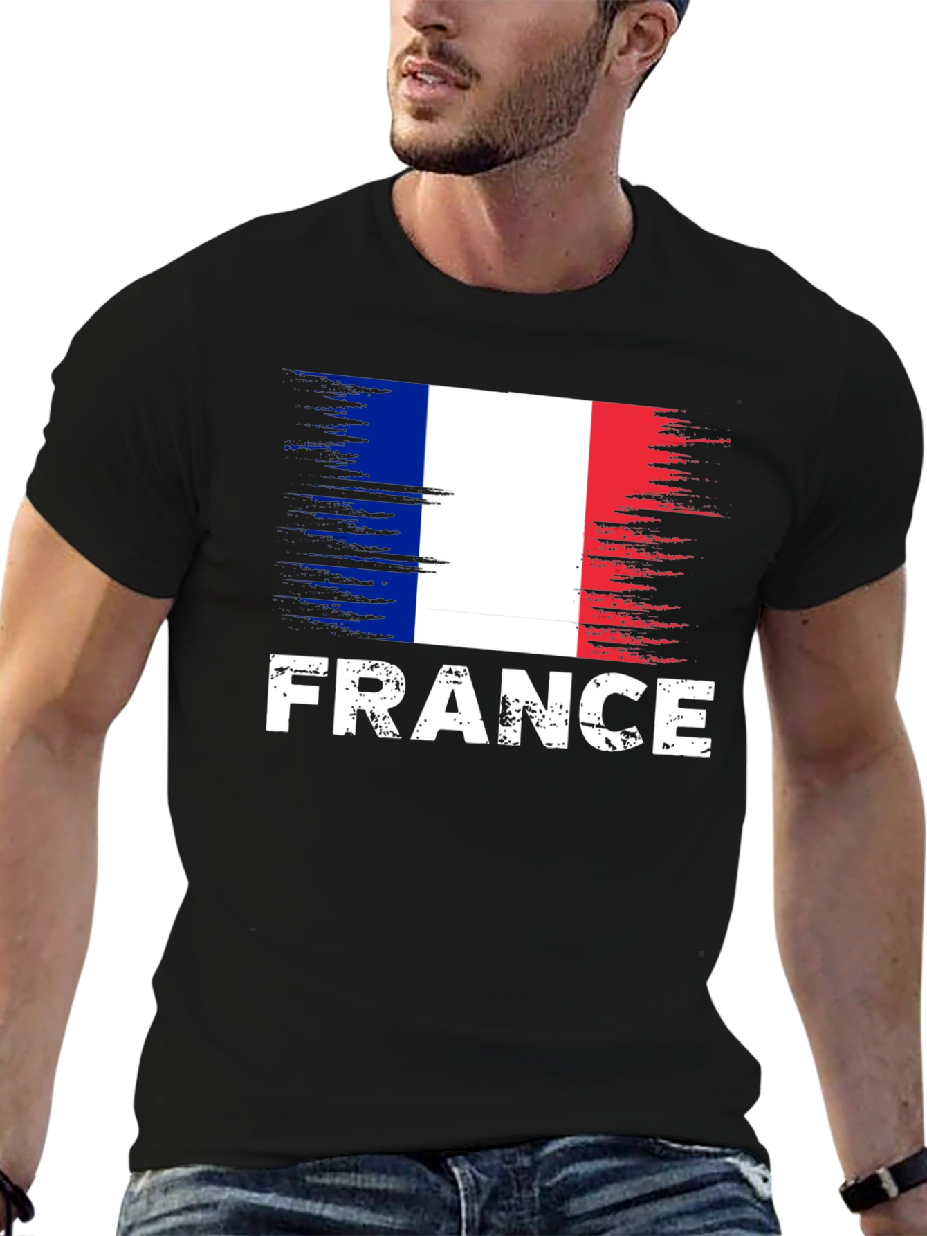 France Flag Graphic T-Shirt - Patriotic Tee