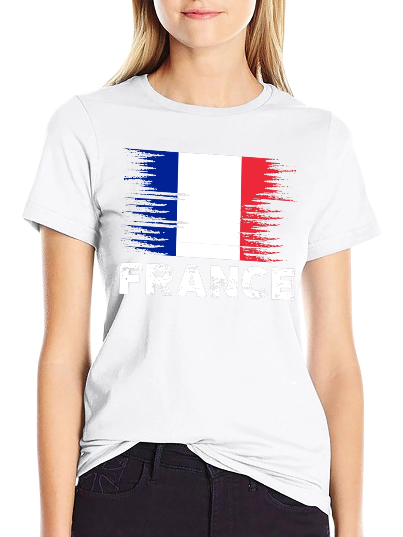 France Flag Graphic T-Shirt - Patriotic Tee