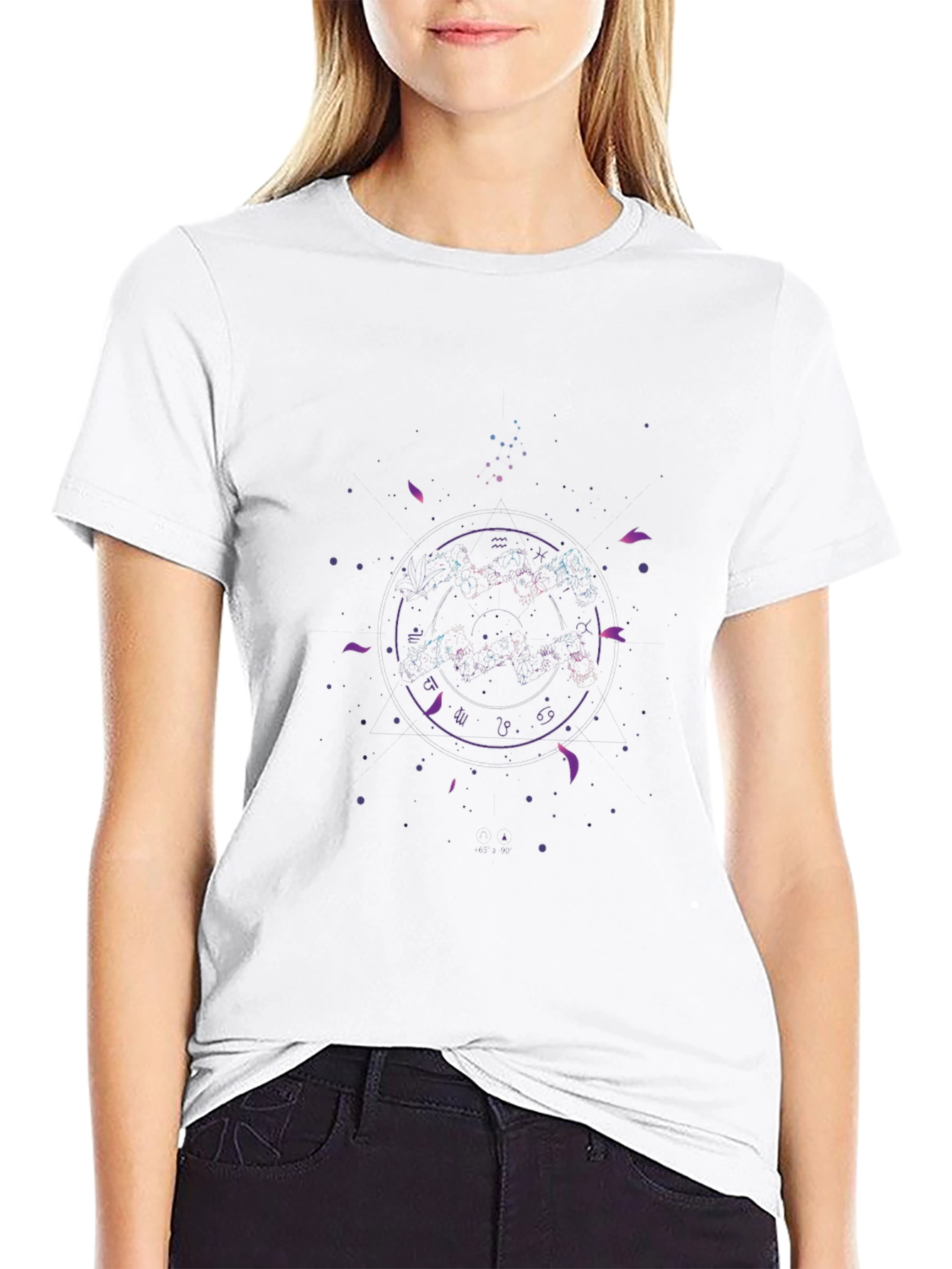Cosmic Zodiac Black T-Shirt
