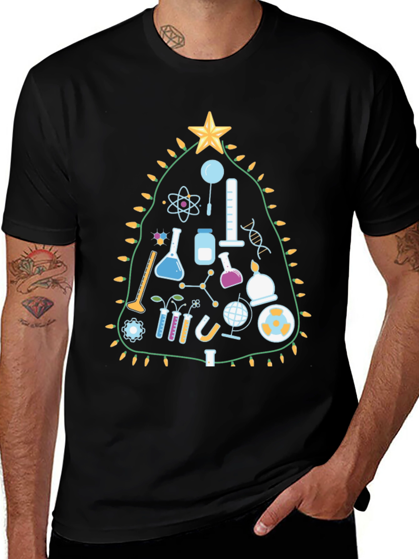 Science Christmas Tree T-Shirt