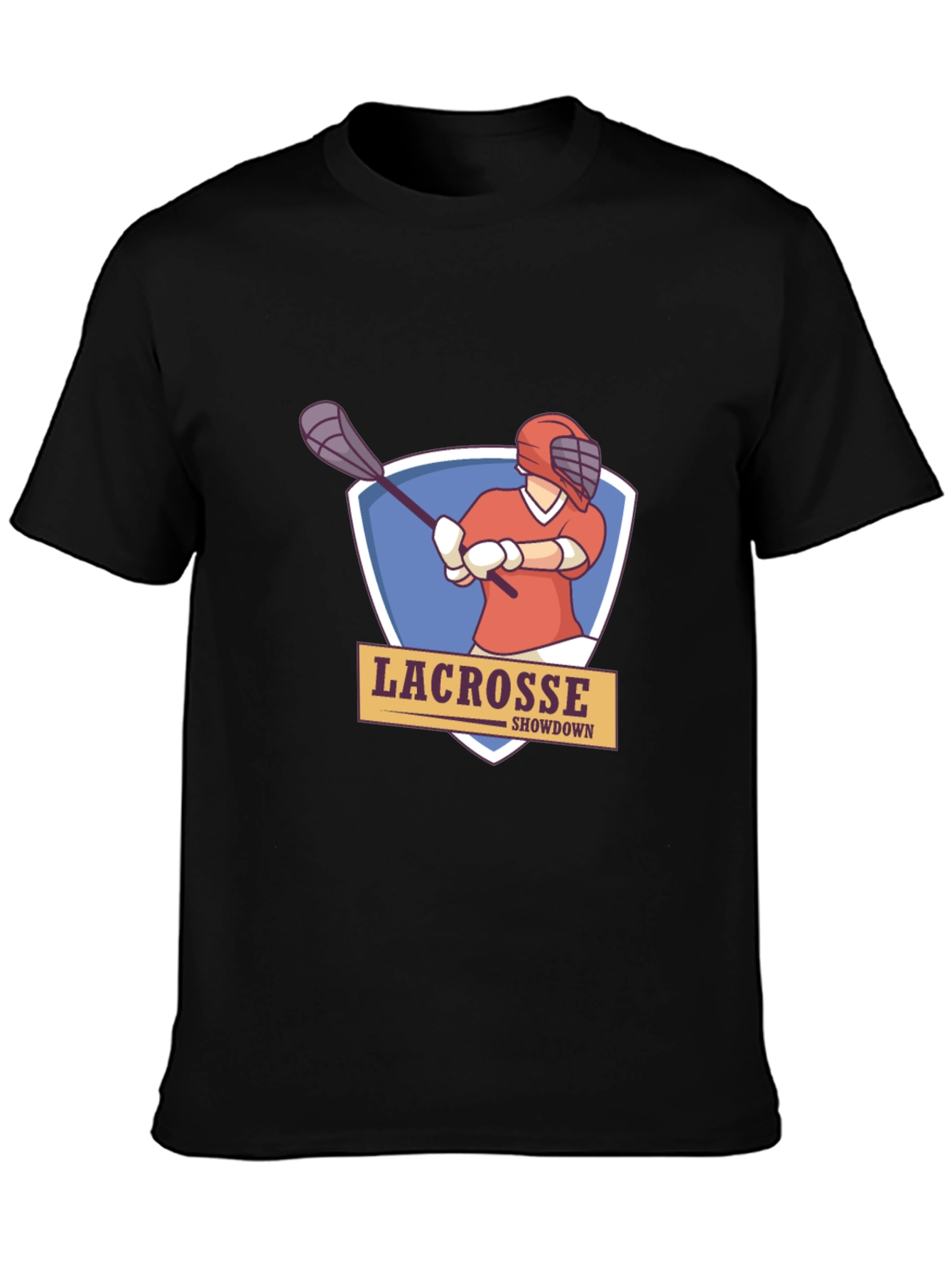 Lacrosse Showdown T-Shirt - Premium Cotton Blend