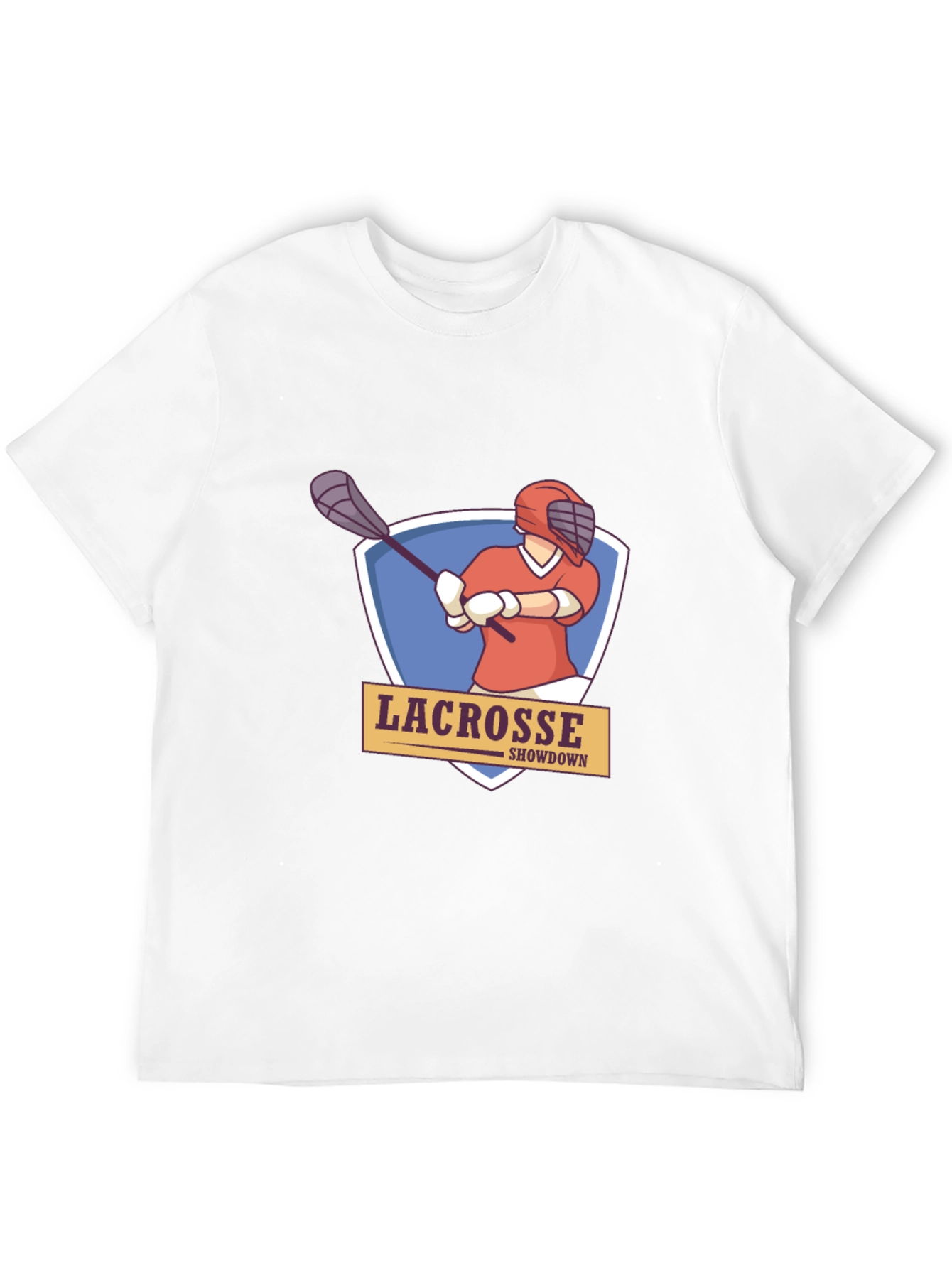 Lacrosse Showdown T-Shirt - Premium Cotton Blend