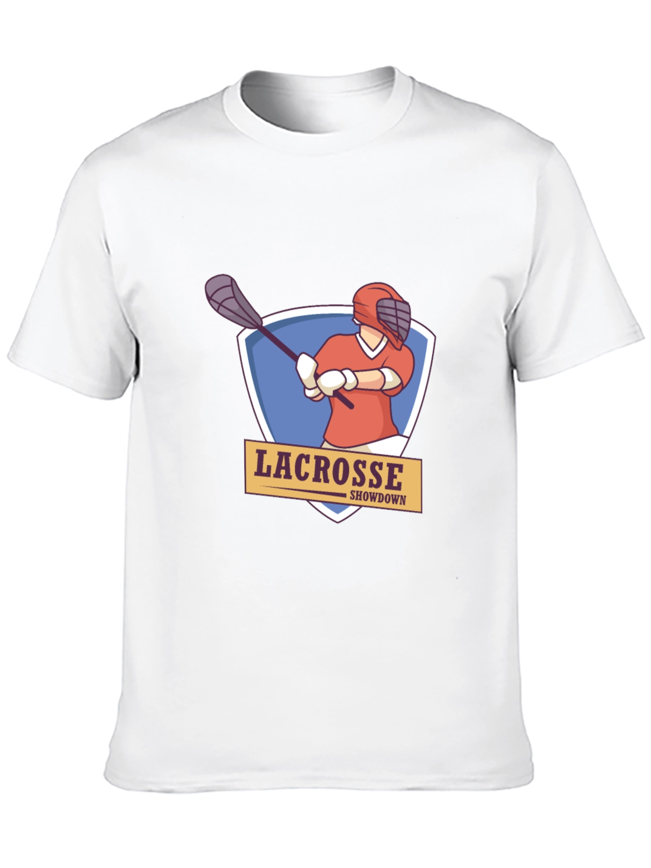 Lacrosse Showdown T-Shirt - Premium Cotton Blend