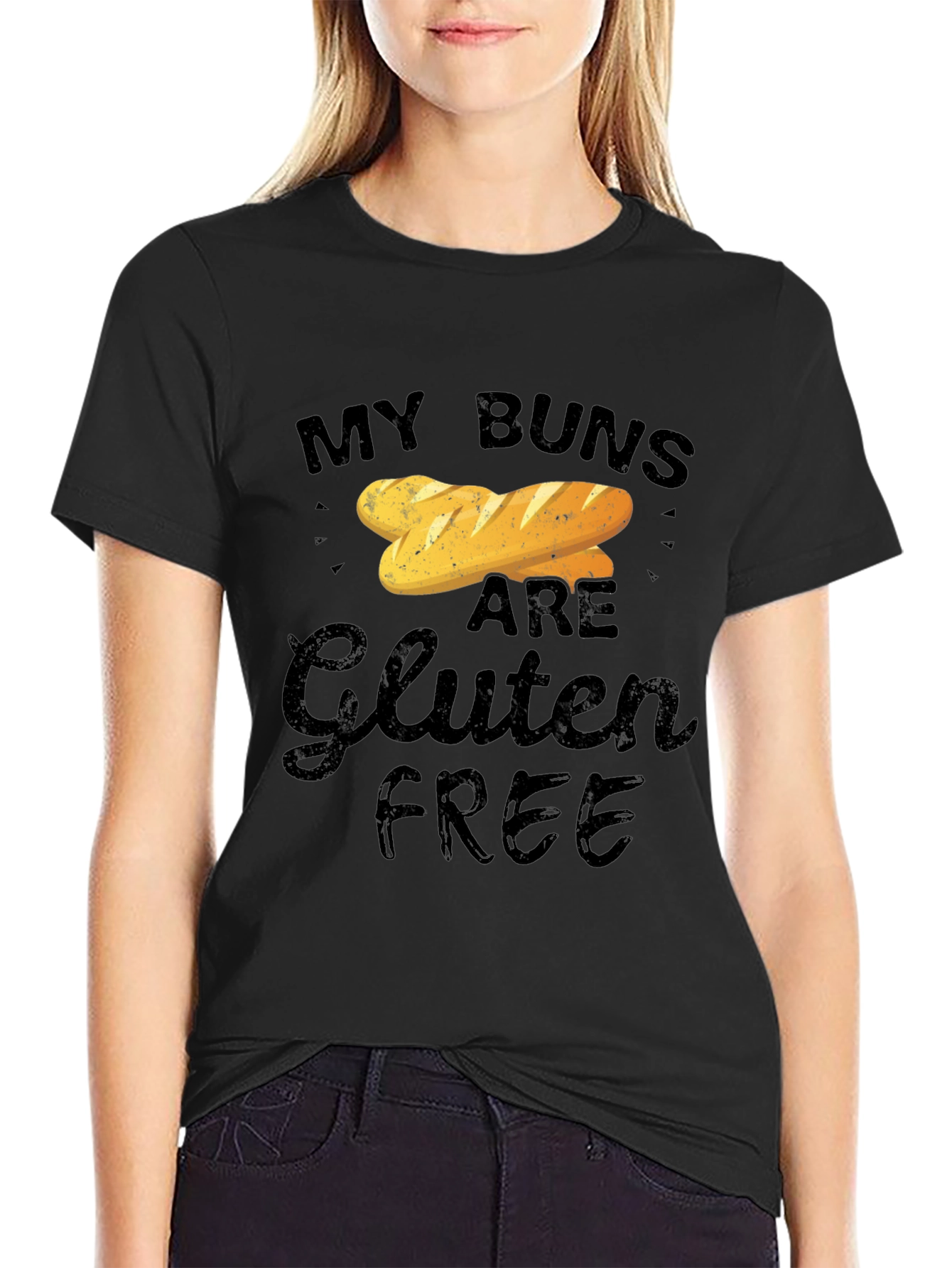 My Buns Are Gluten Free Funny T-Shirt