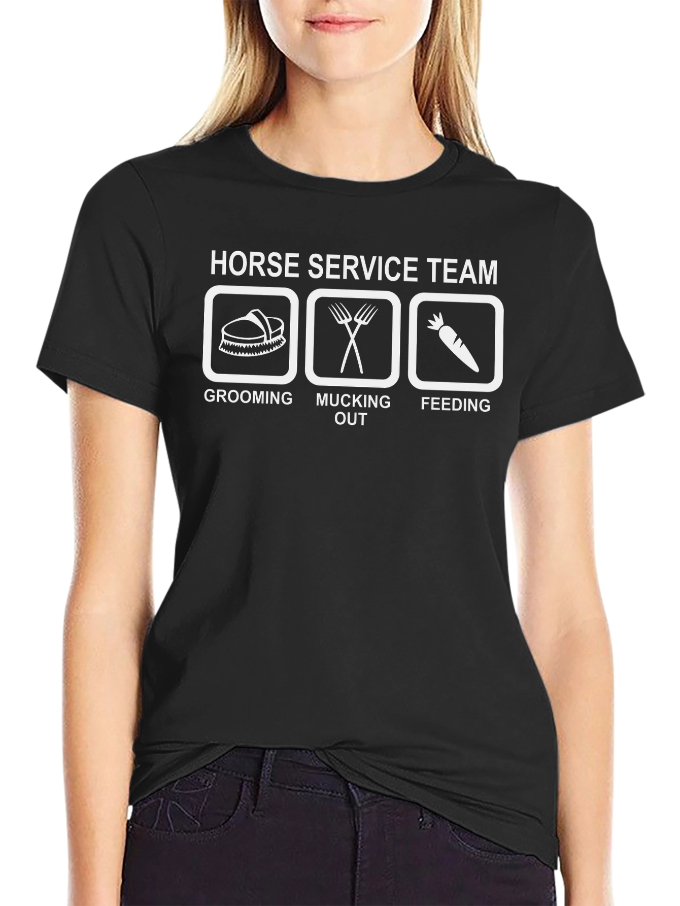 Horse Service Team Graphic T-Shirt