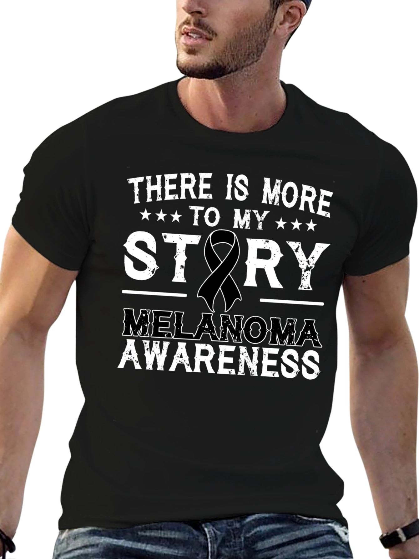 Melanoma Awareness Ribbon T-Shirt