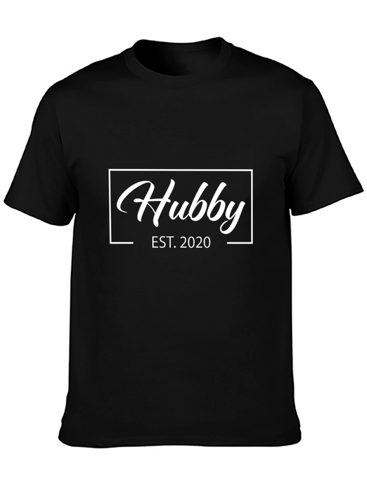 Hubby Est. 2020 Graphic T-Shirt