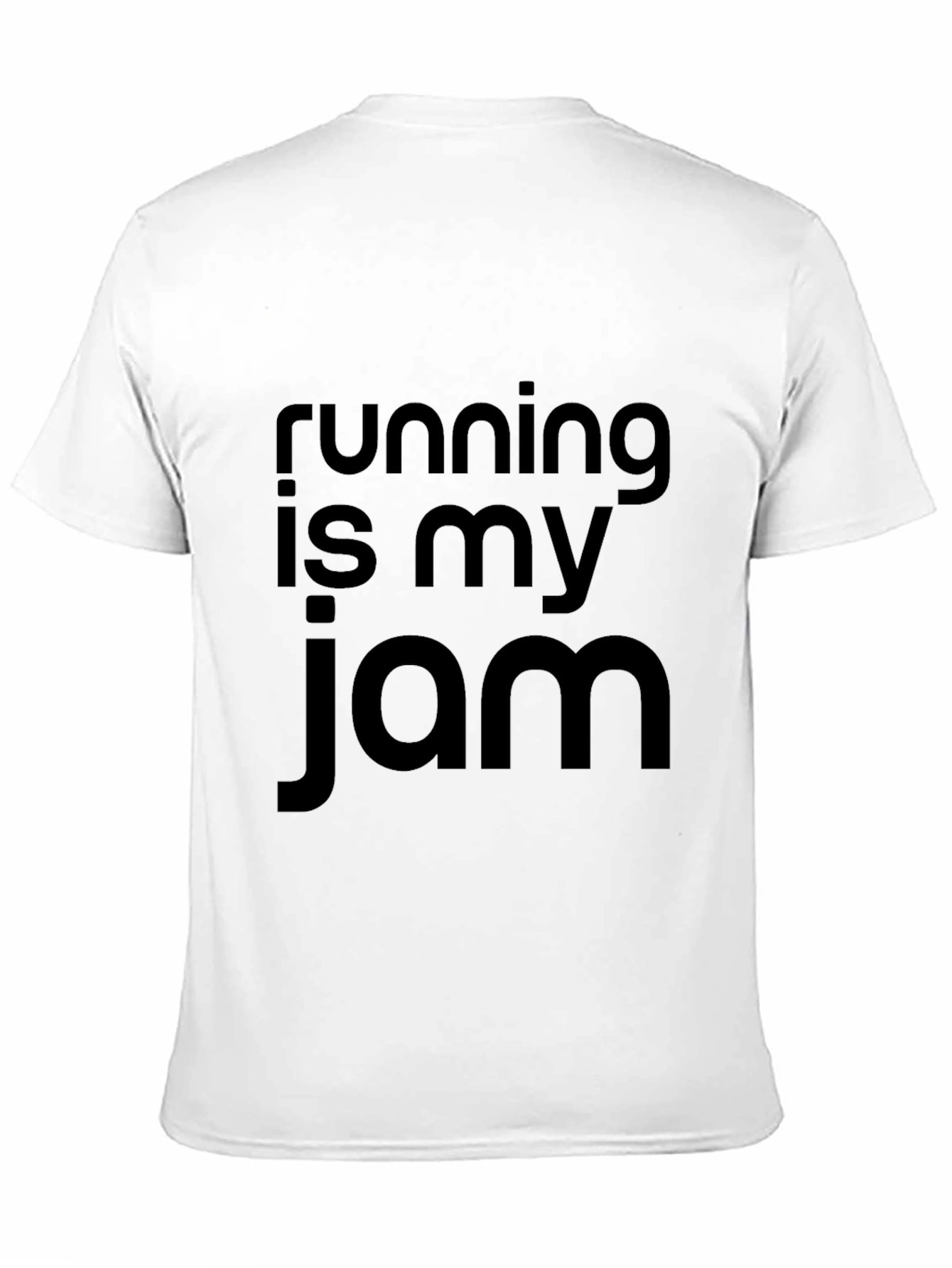 Running is My Jam Black Graphic Tee