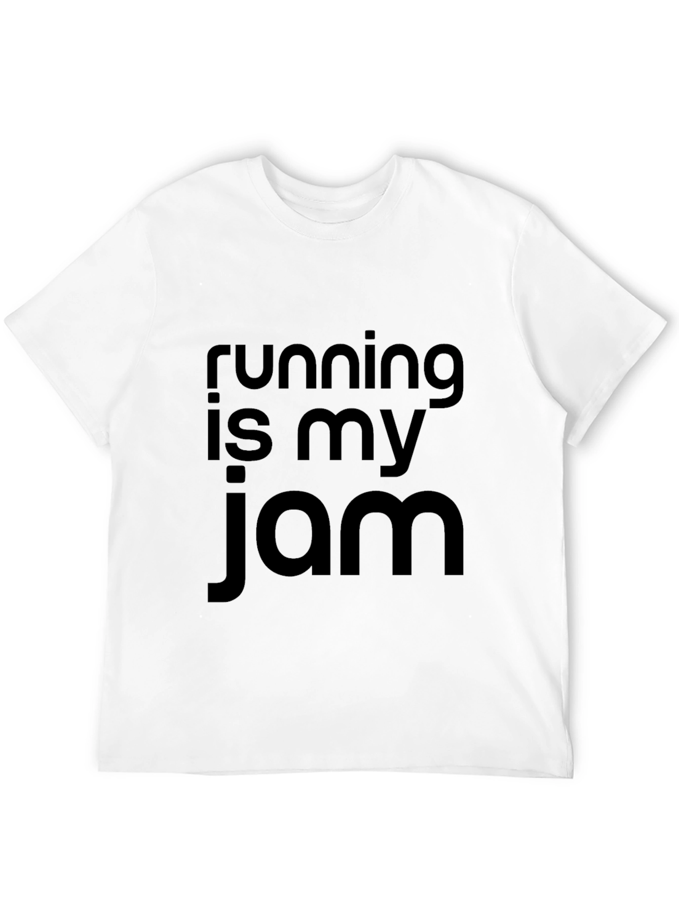 Running is My Jam Black Graphic Tee
