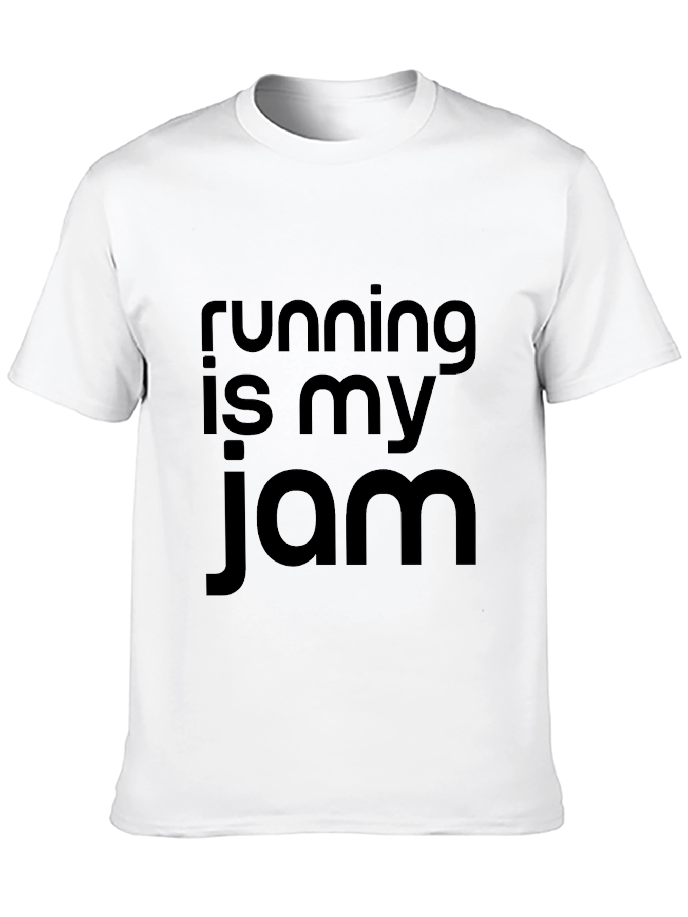 Running is My Jam Black Graphic Tee