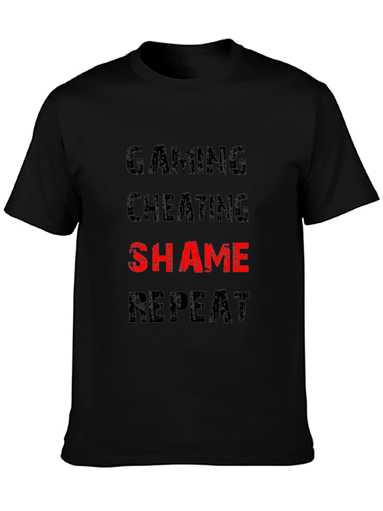 Gaming Cheating Shame Repeat T-Shirt