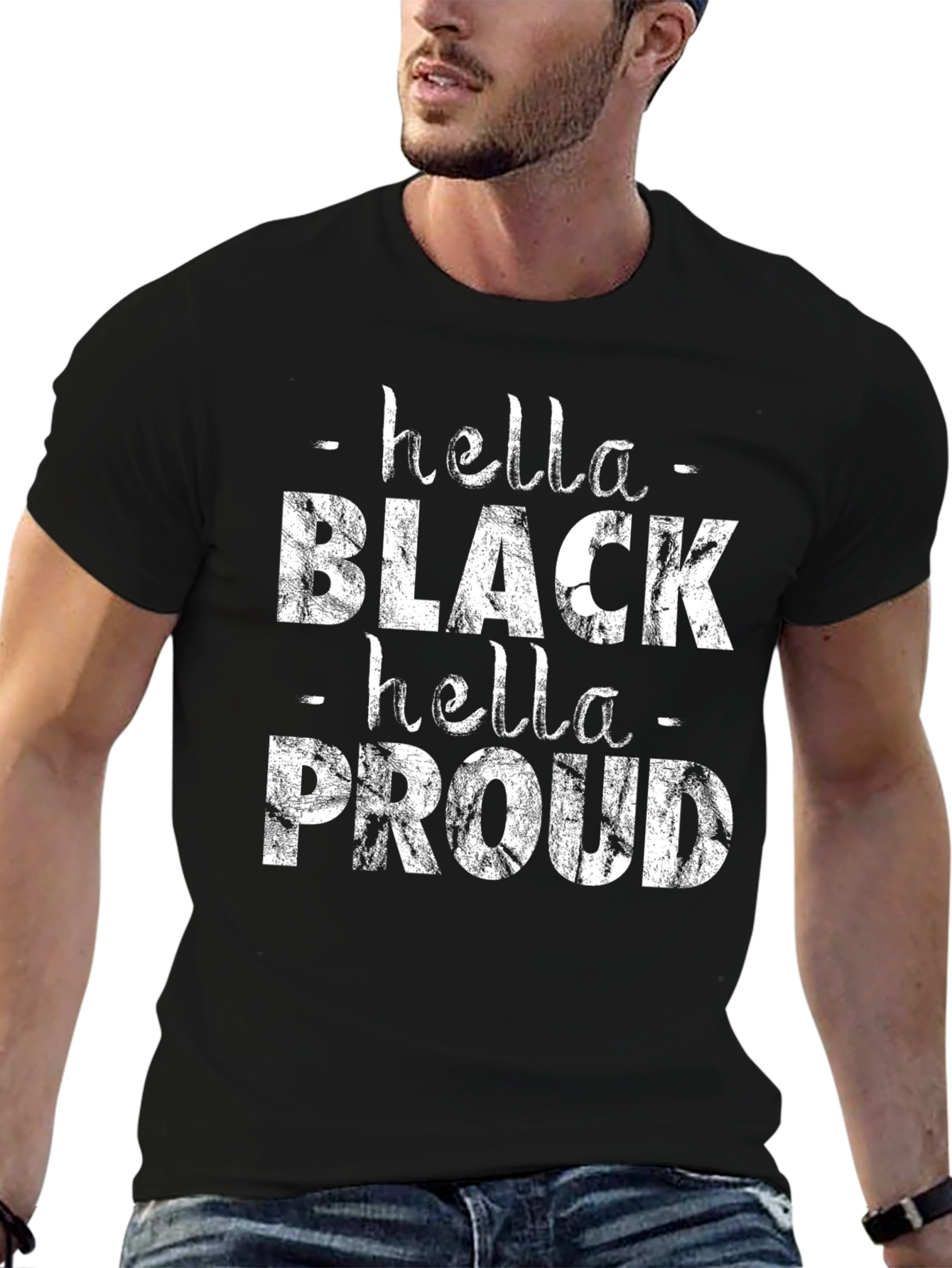 Hella Black Hella Proud Graphic Tee