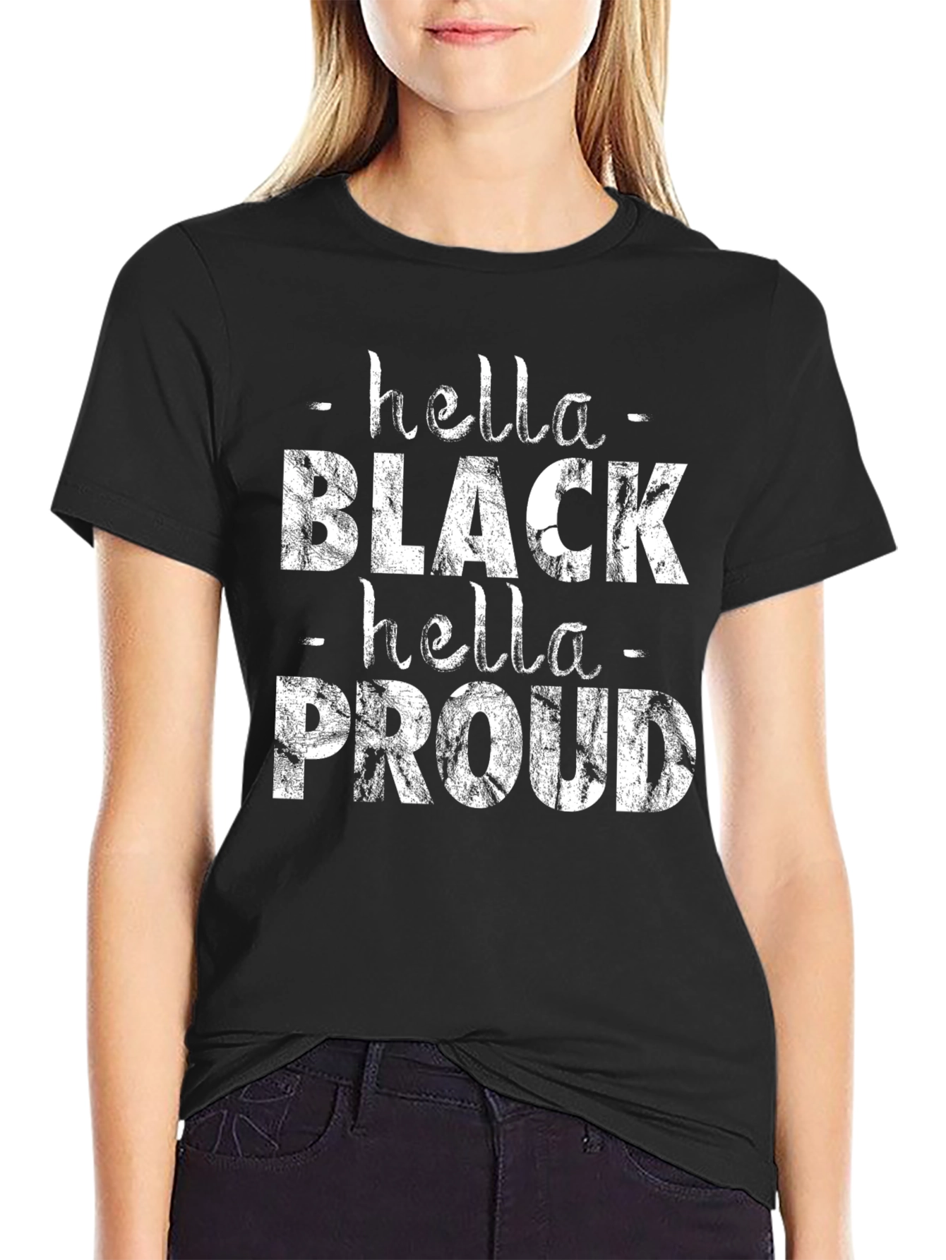 Hella Black Hella Proud Graphic Tee