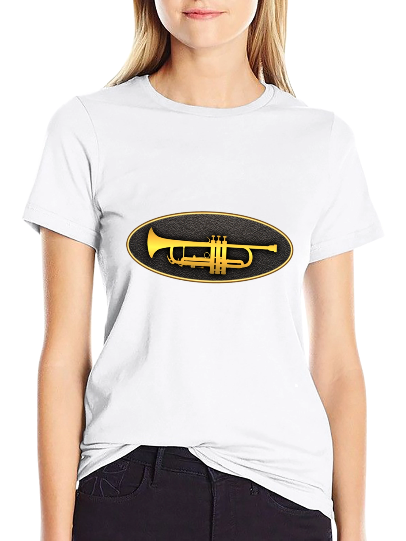 Trumpet Graphic Tee - Classic Style