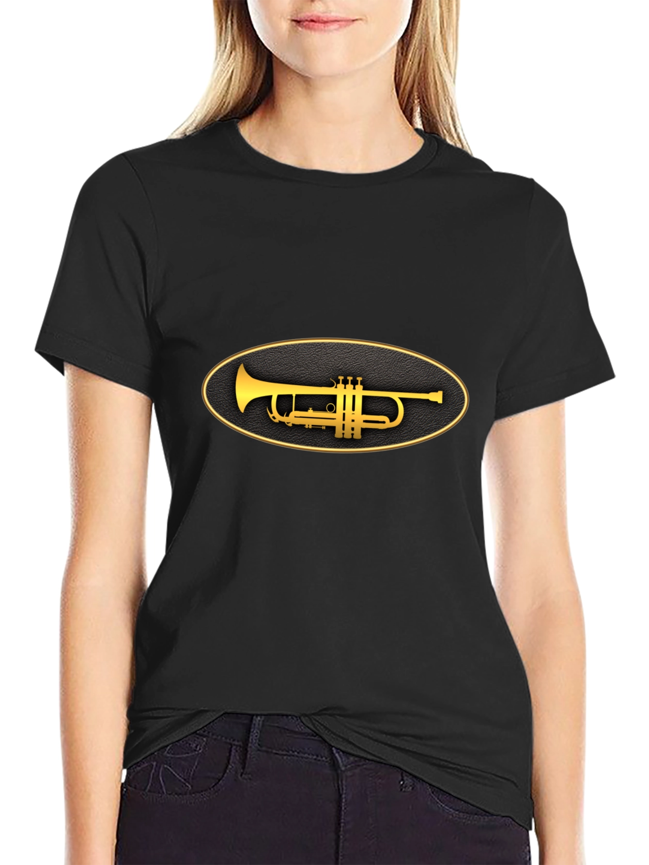 Trumpet Graphic Tee - Classic Style