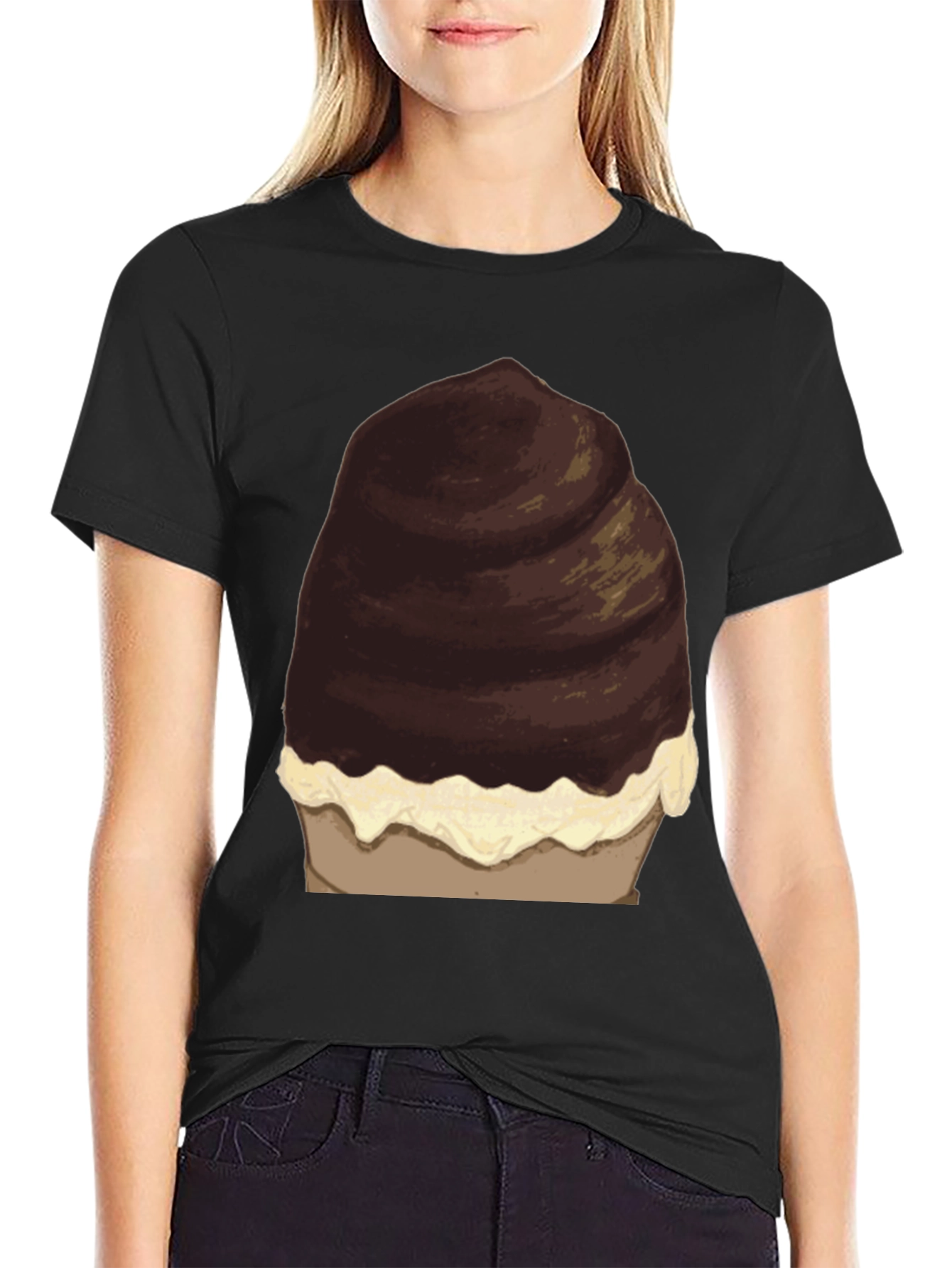 Novelty Chocolate Dessert Graphic Tee