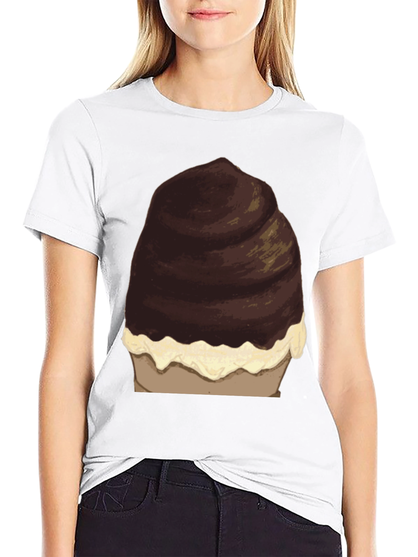 Novelty Chocolate Dessert Graphic Tee