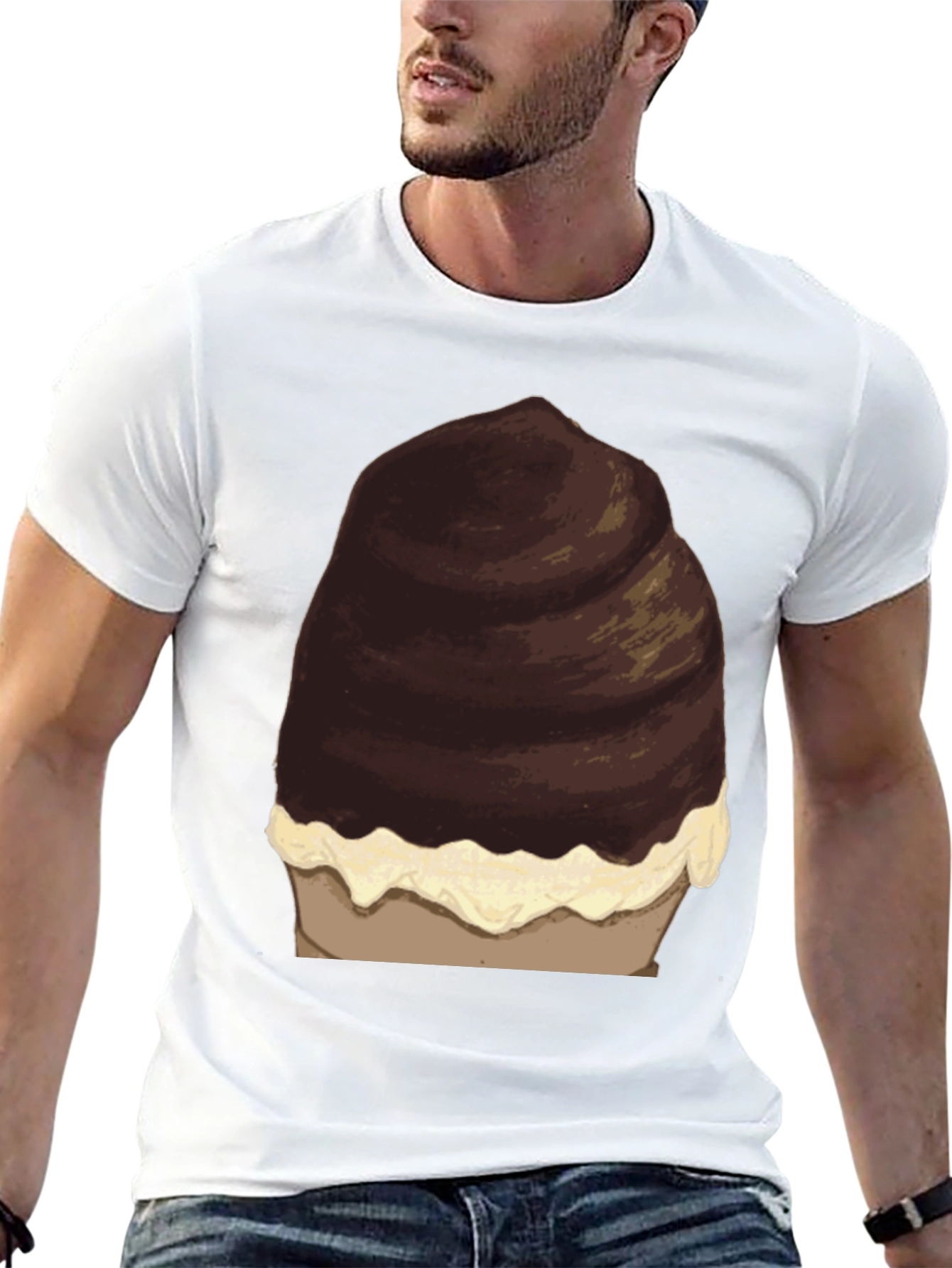 Novelty Chocolate Dessert Graphic Tee