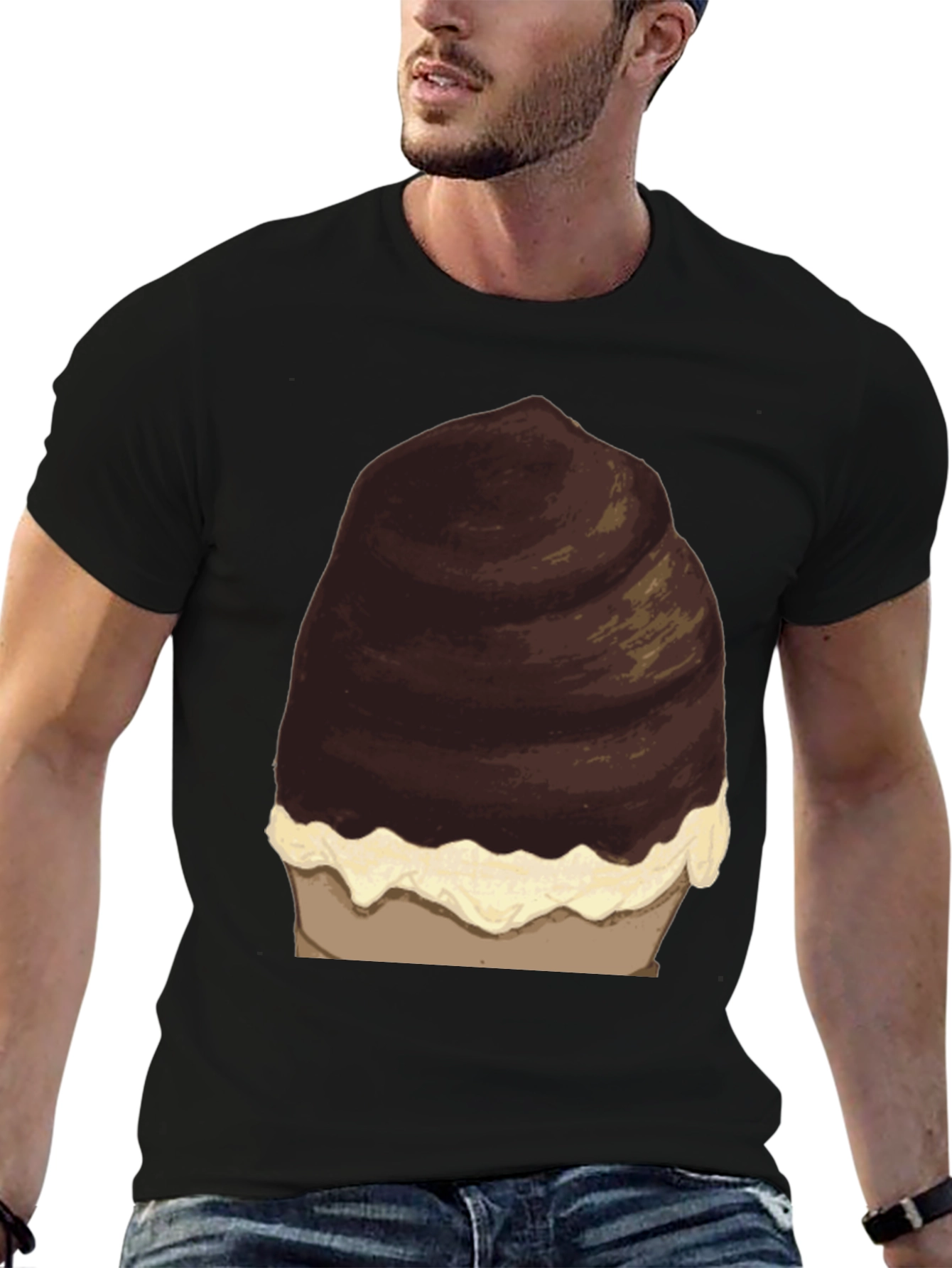 Novelty Chocolate Dessert Graphic Tee