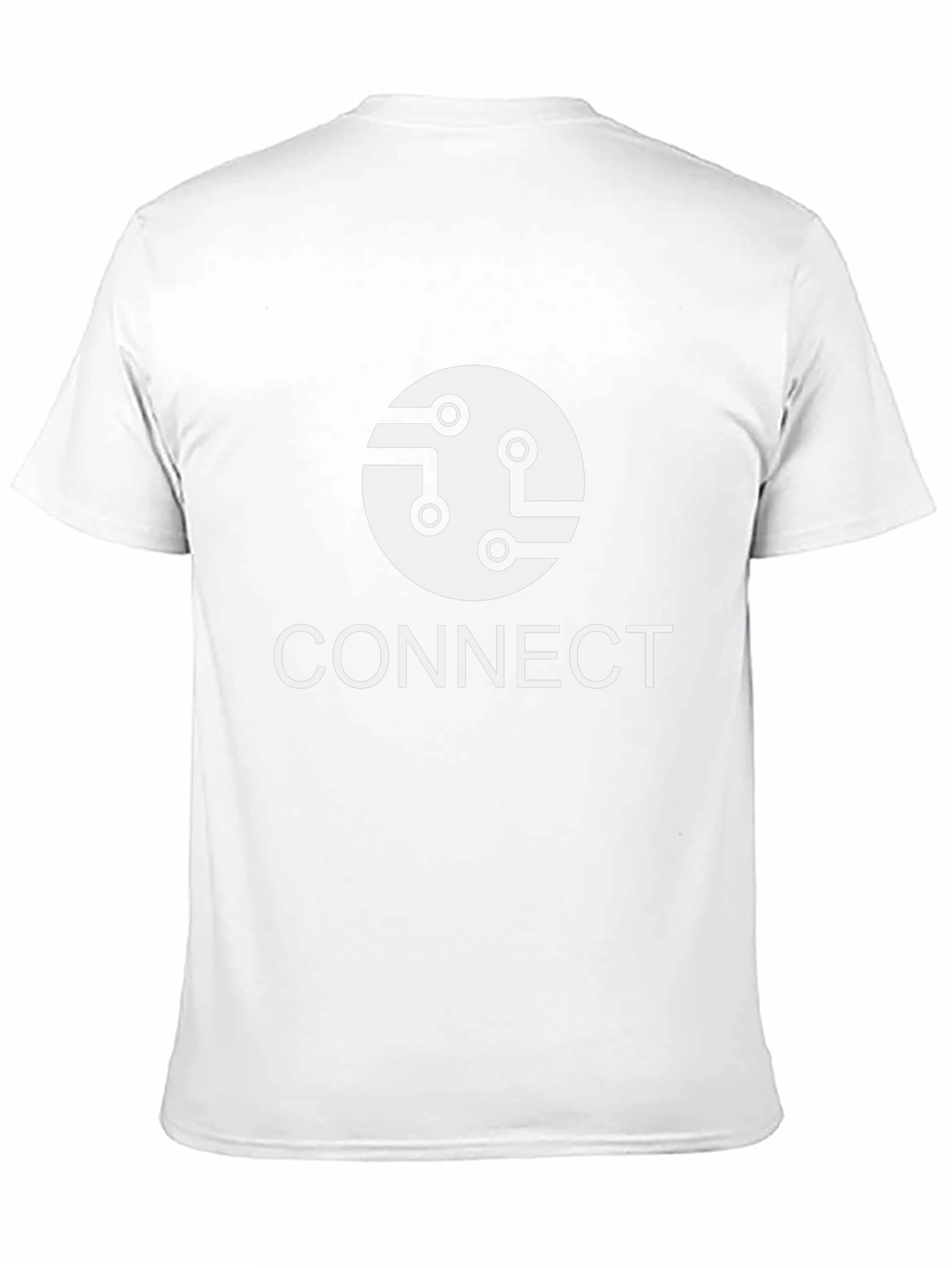 Connect Circuit Board Graphic Black T-Shirt