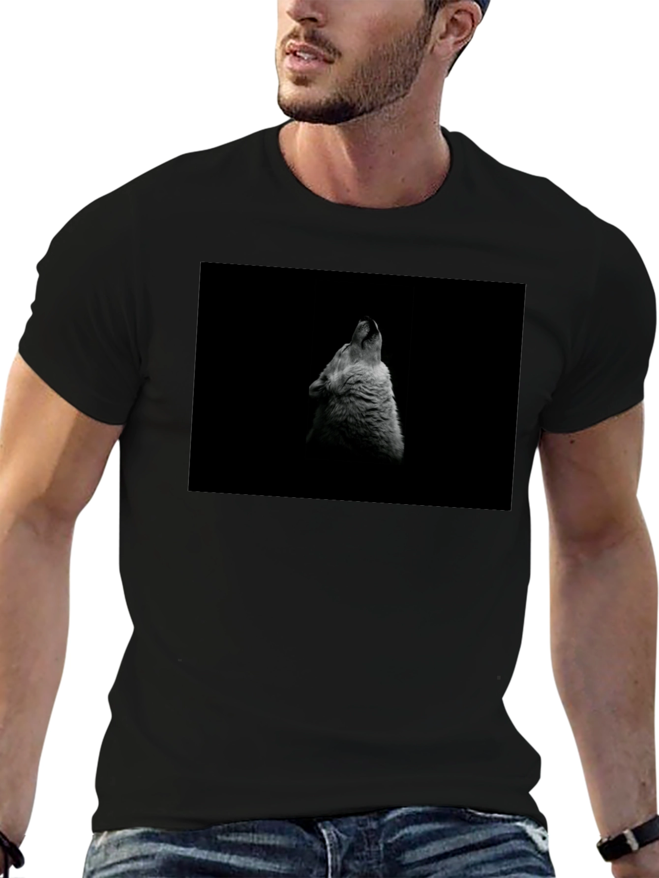 Wolf Howl Graphic T-Shirt