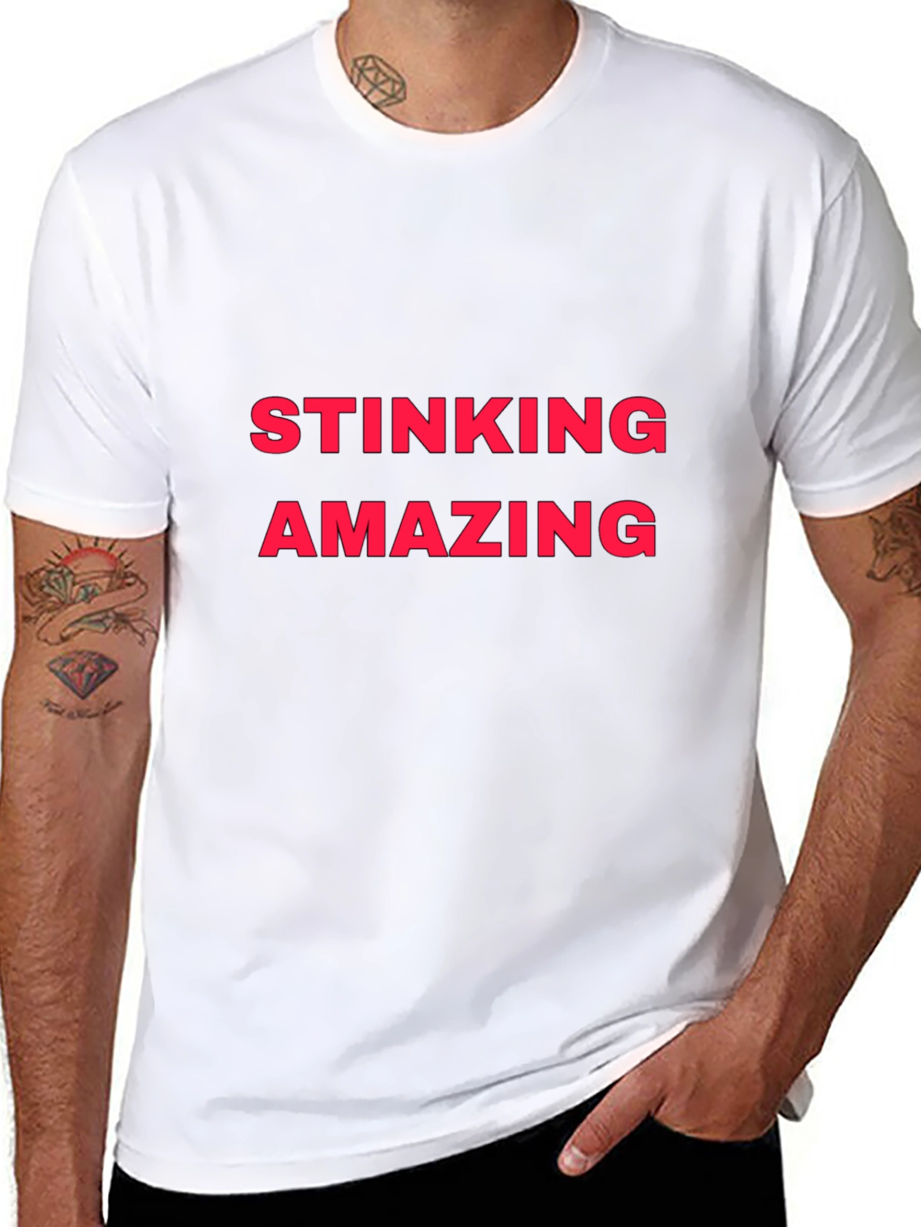 Stinking Amazing Graphic Tee - Bold Statement Shirt
