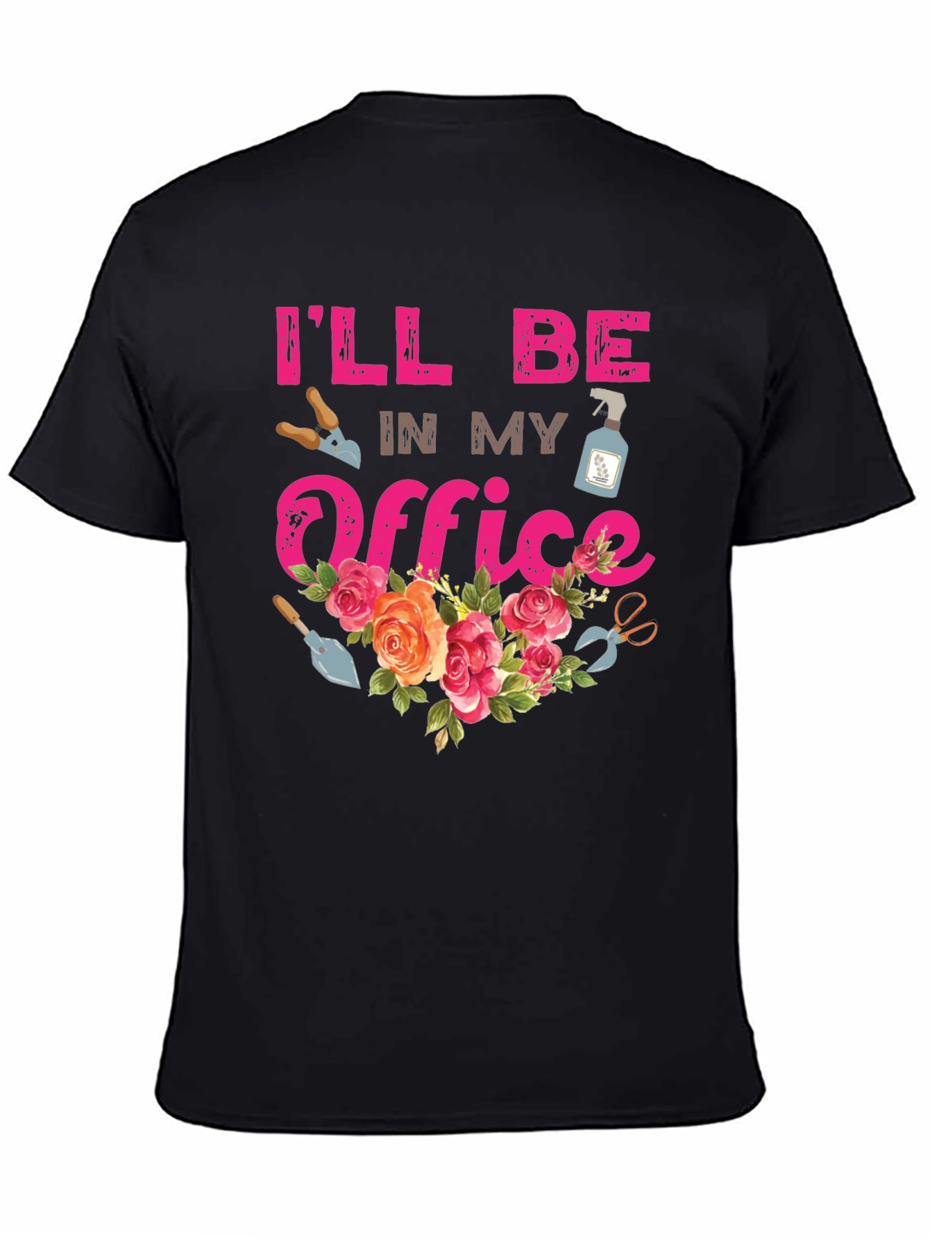 Gardeners Office T-Shirt - Floral Garden Tee