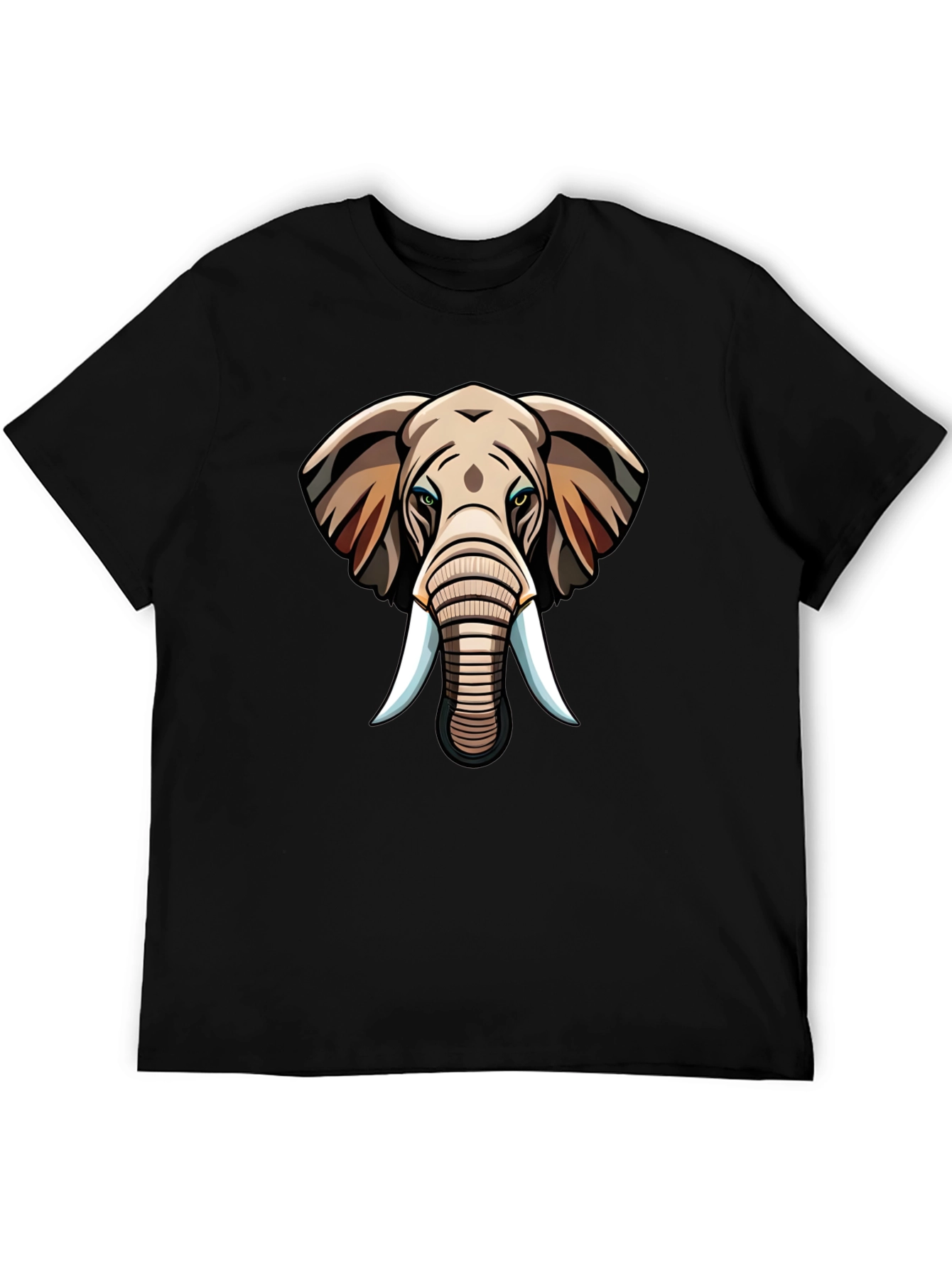 Elephant Graphic Tee - Black