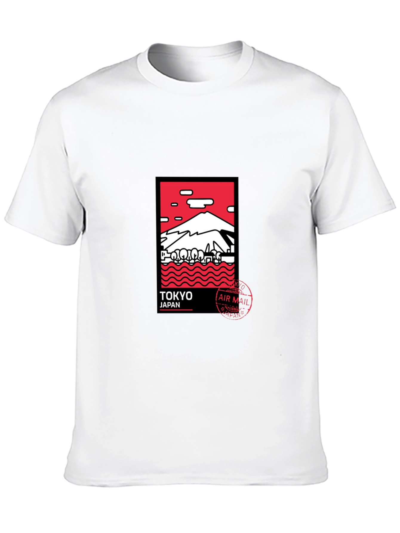 Tokyo Japan Graphic Tee - Black Crewneck