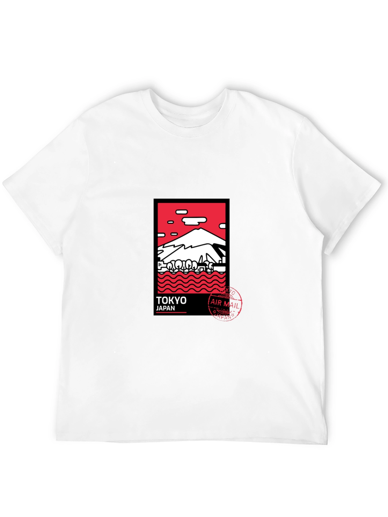 Tokyo Japan Graphic Tee - Black Crewneck