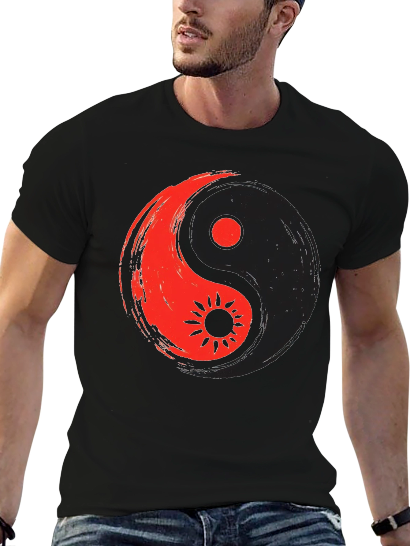 Yin Yang Graphic T-Shirt - Balance & Style