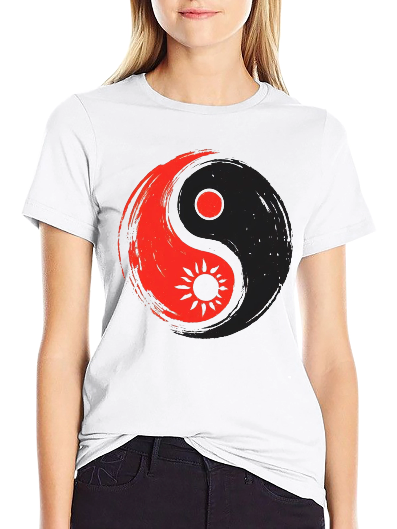 Yin Yang Graphic T-Shirt - Balance & Style