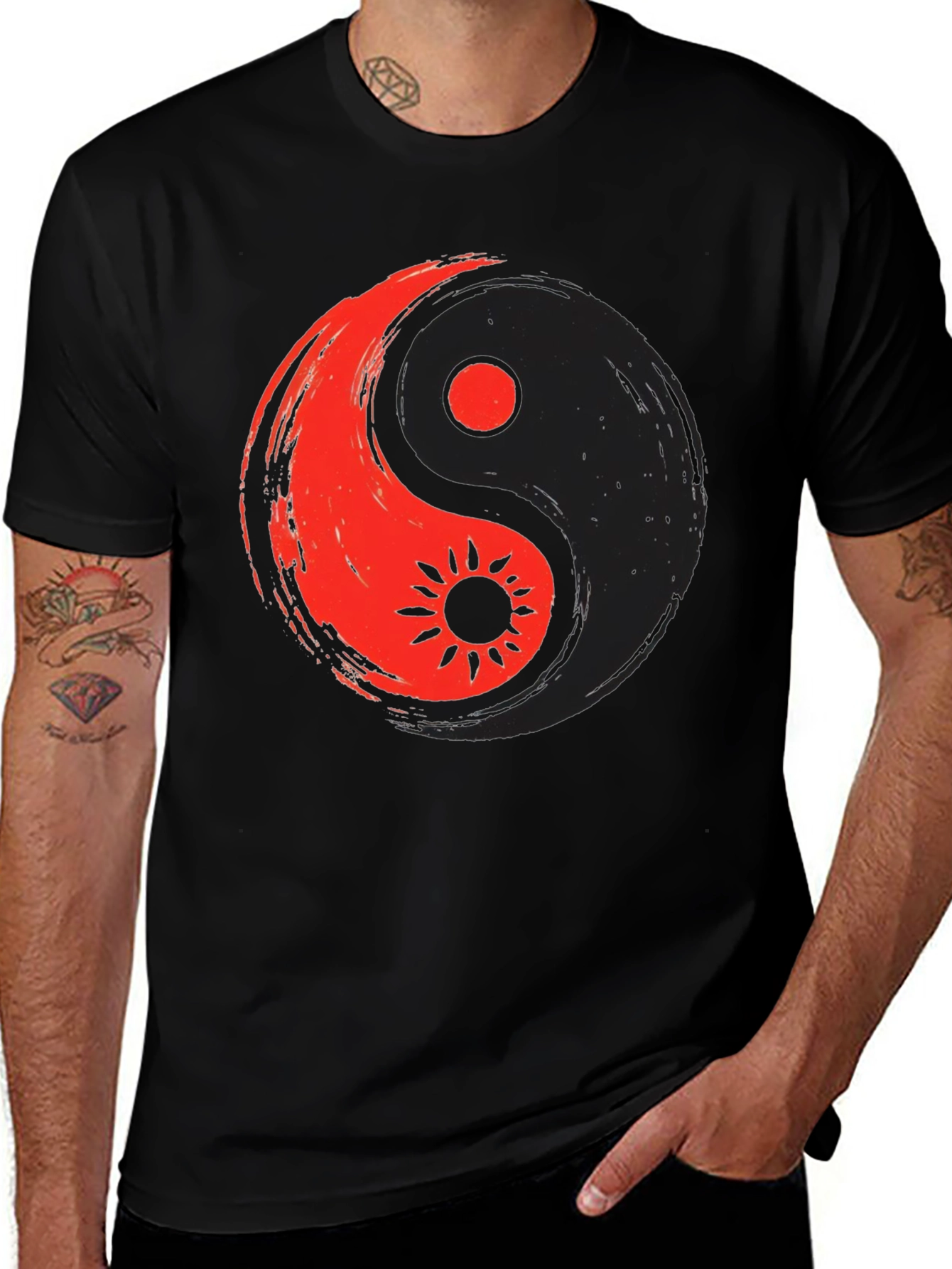 Yin Yang Graphic T-Shirt - Balance & Style