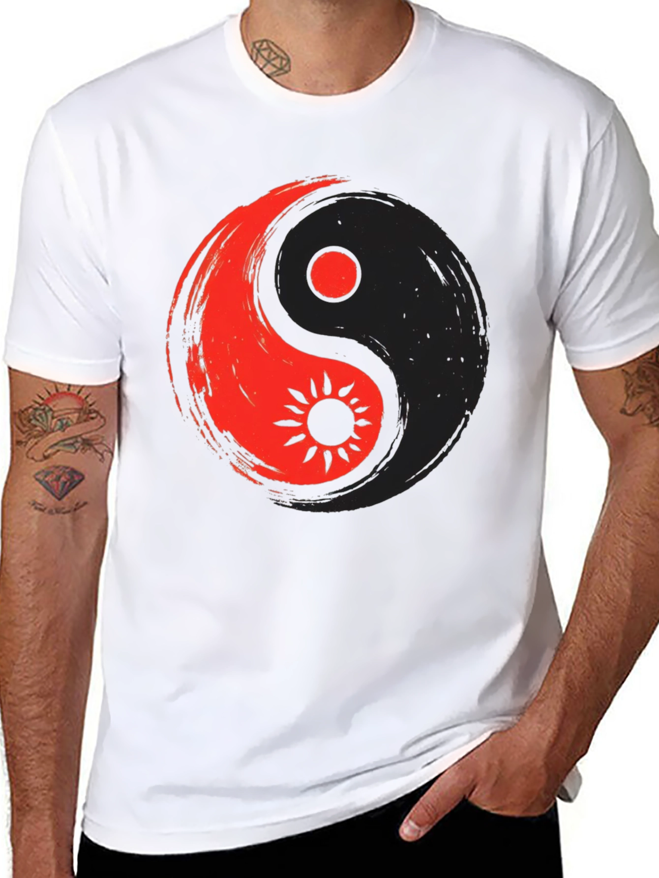 Yin Yang Graphic T-Shirt - Balance & Style