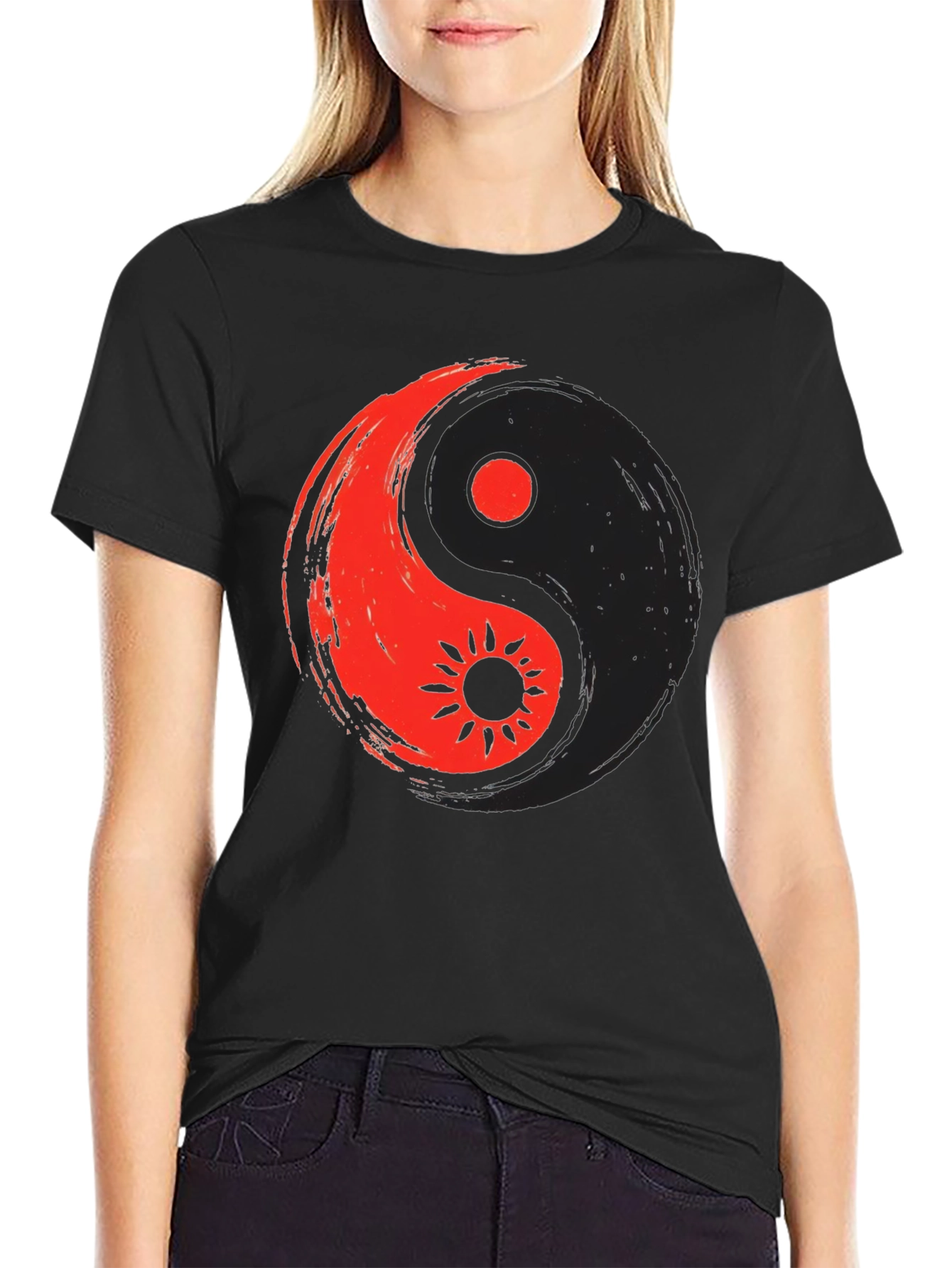 Yin Yang Graphic T-Shirt - Balance & Style
