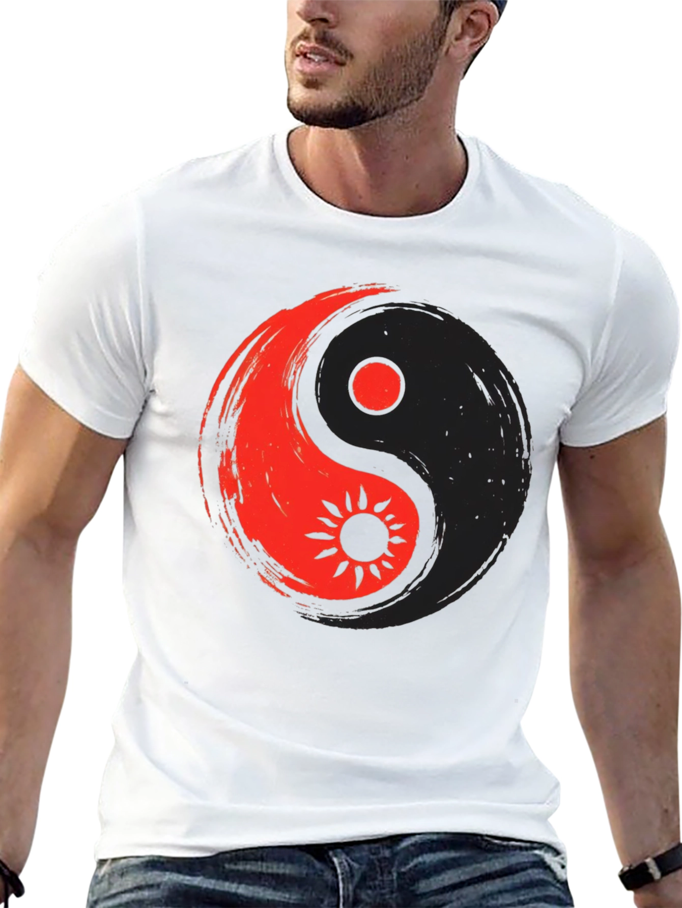 Yin Yang Graphic T-Shirt - Balance & Style
