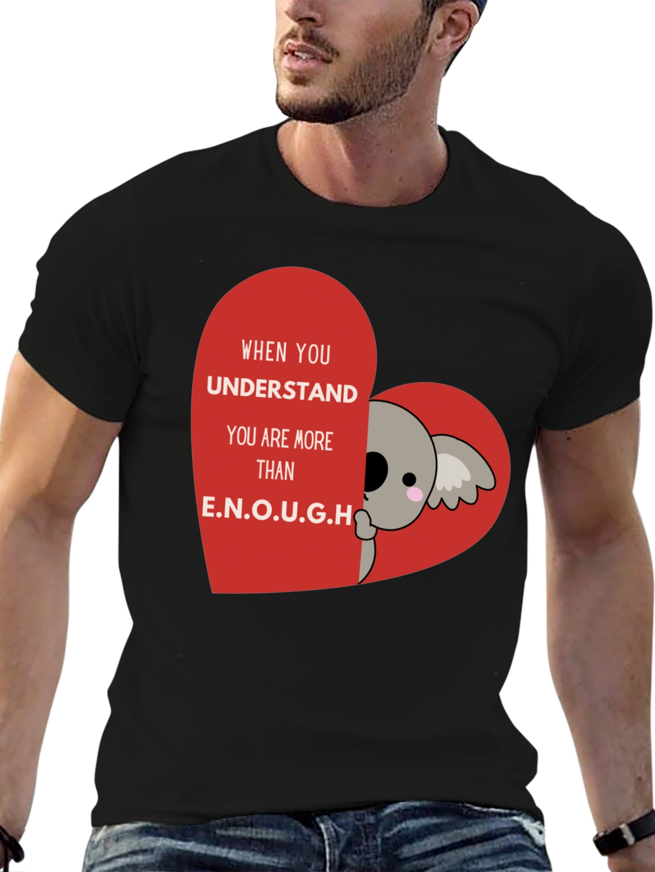 Koala Heart T-Shirt - You Are Enough