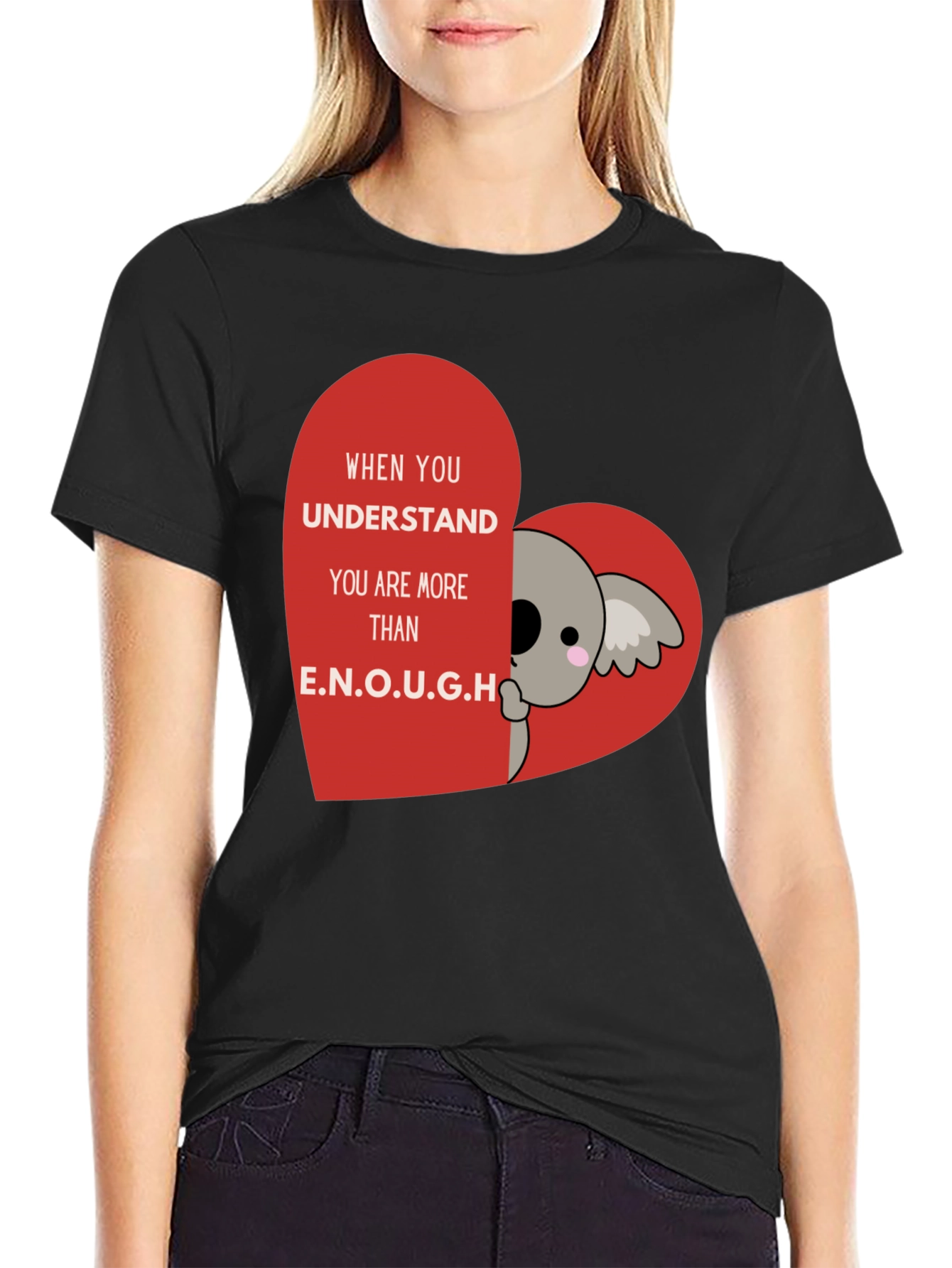 Koala Heart T-Shirt - You Are Enough