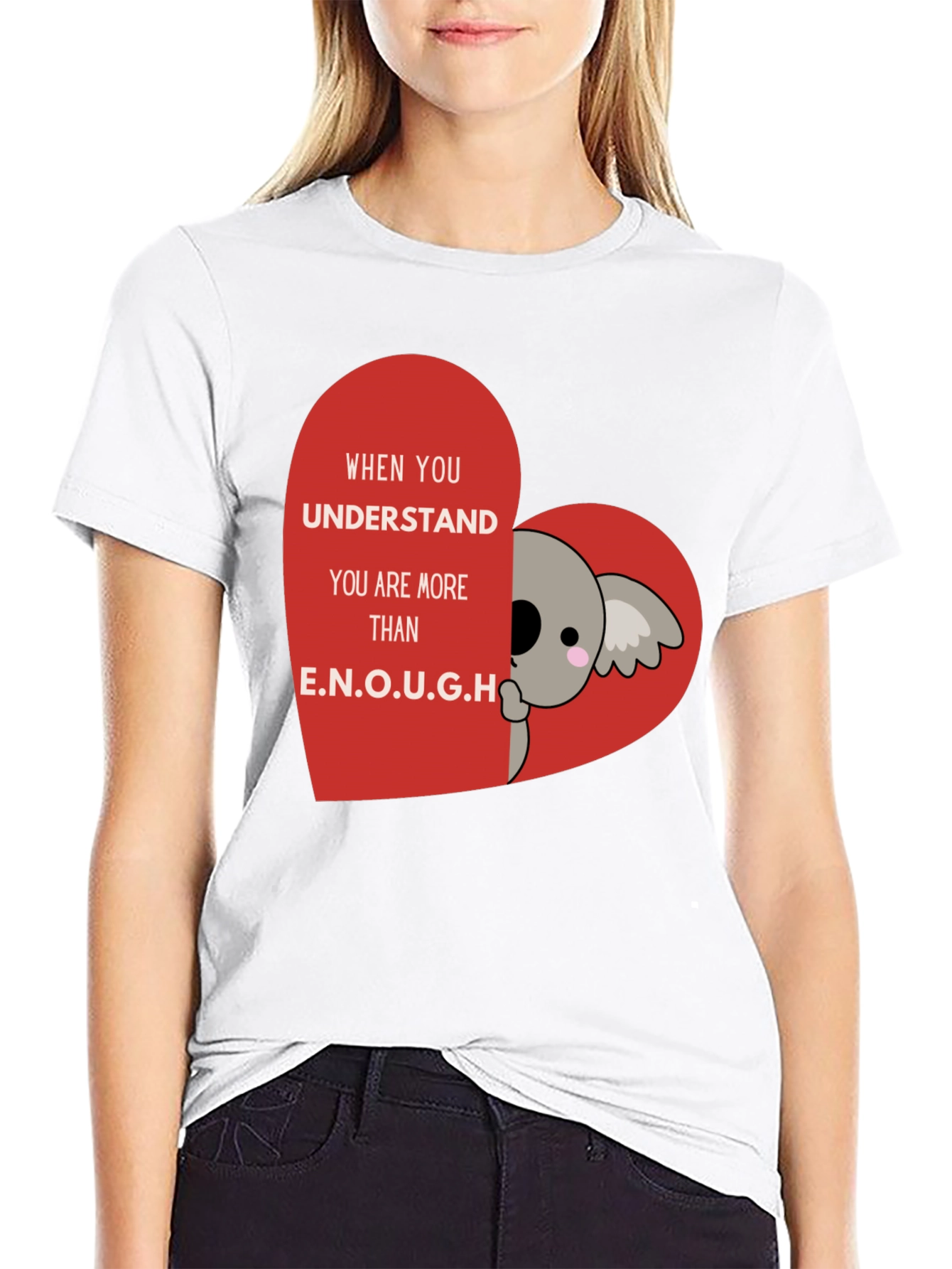 Koala Heart T-Shirt - You Are Enough