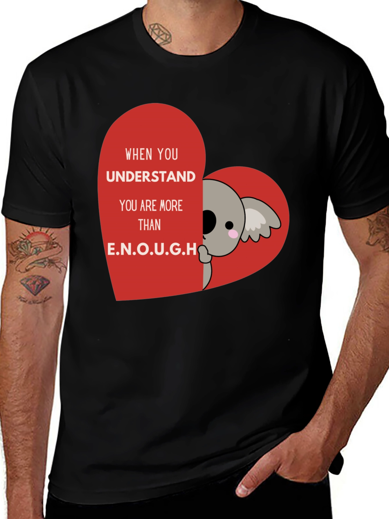 Koala Heart T-Shirt - You Are Enough