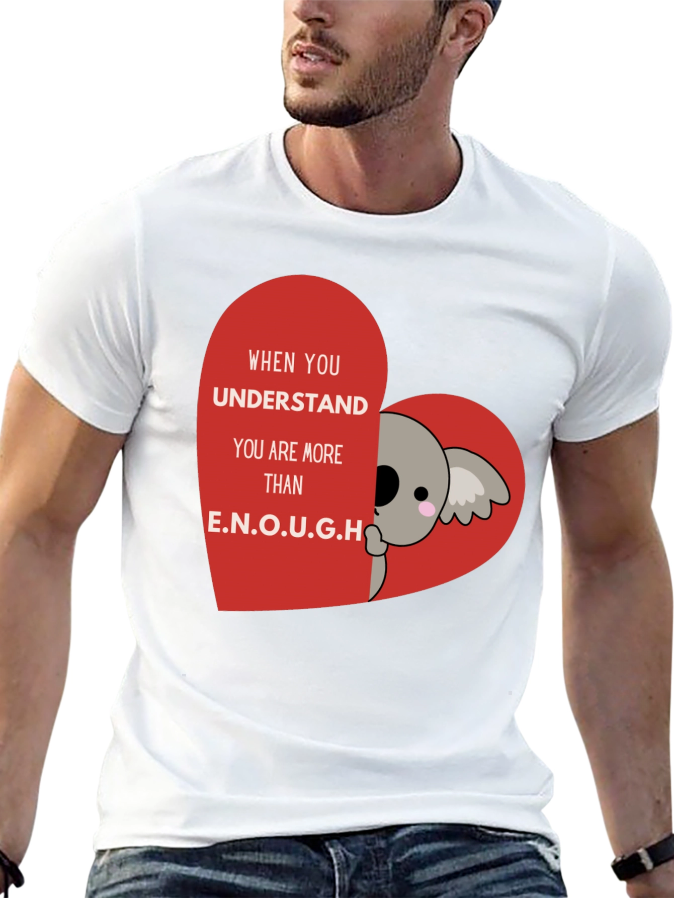 Koala Heart T-Shirt - You Are Enough