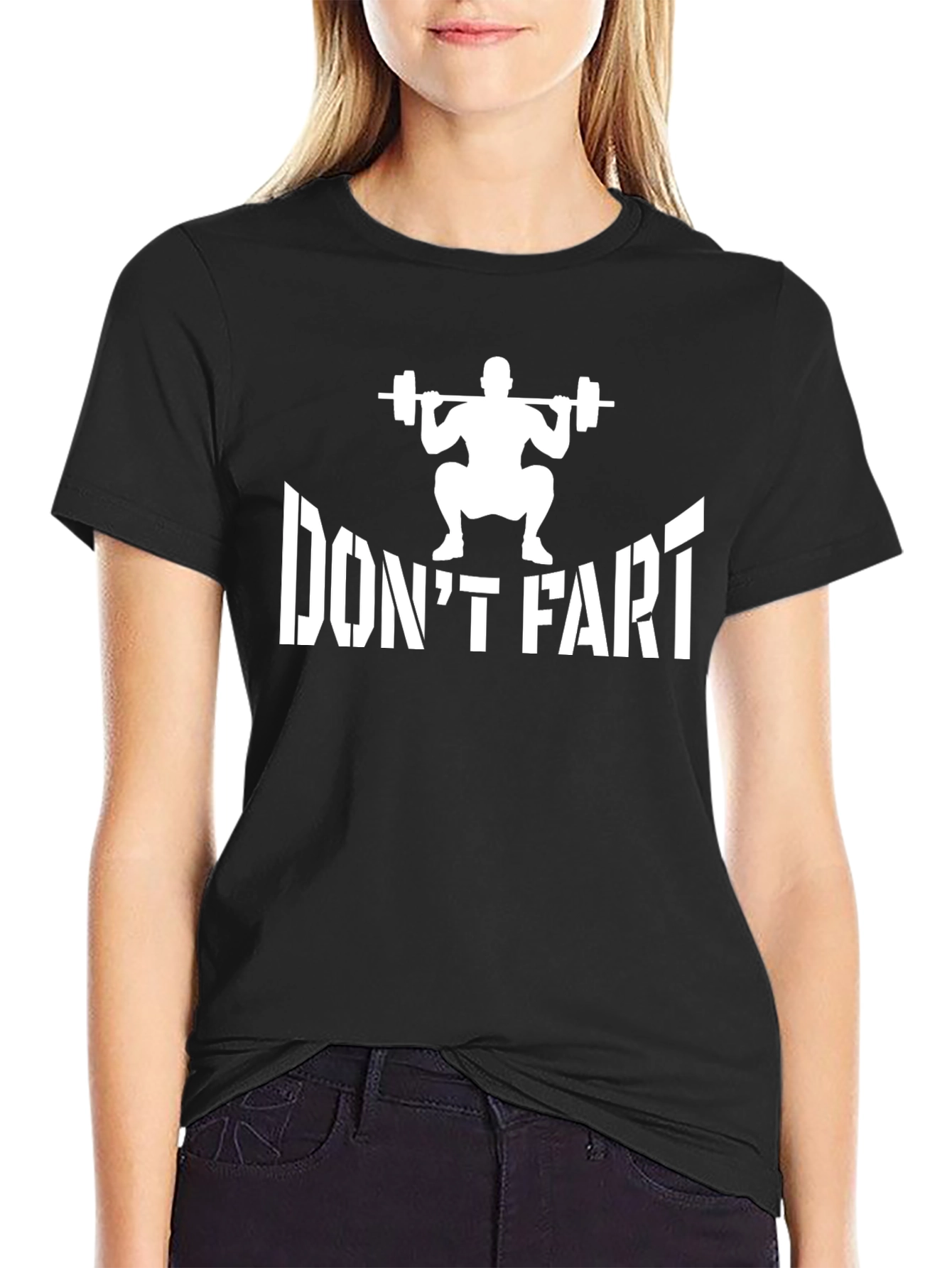 Dont Fart Weightlifting T-Shirt Funny Gym Tee