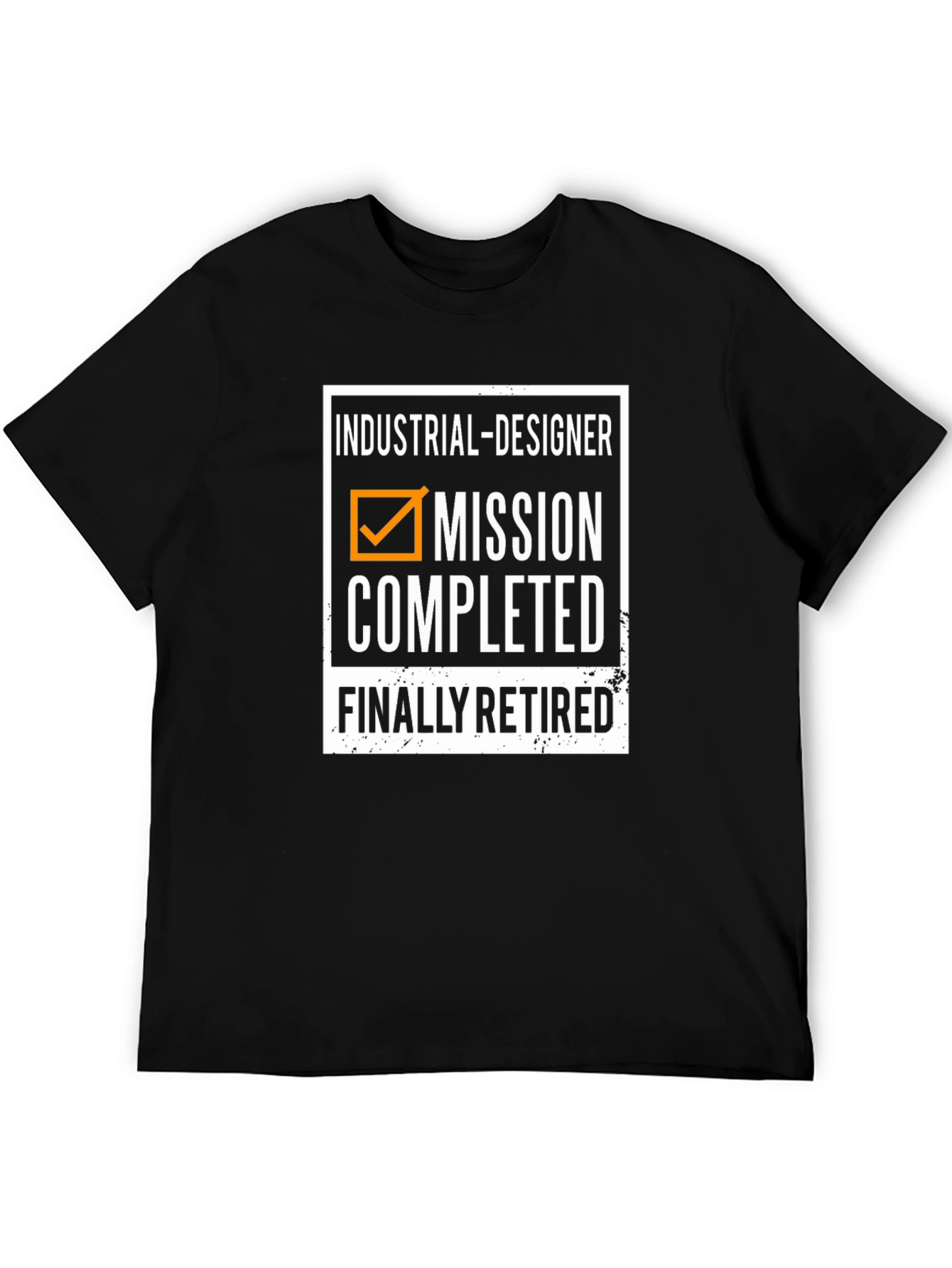 Industrial Designer Retirement T-Shirt: Mission Completed Retired