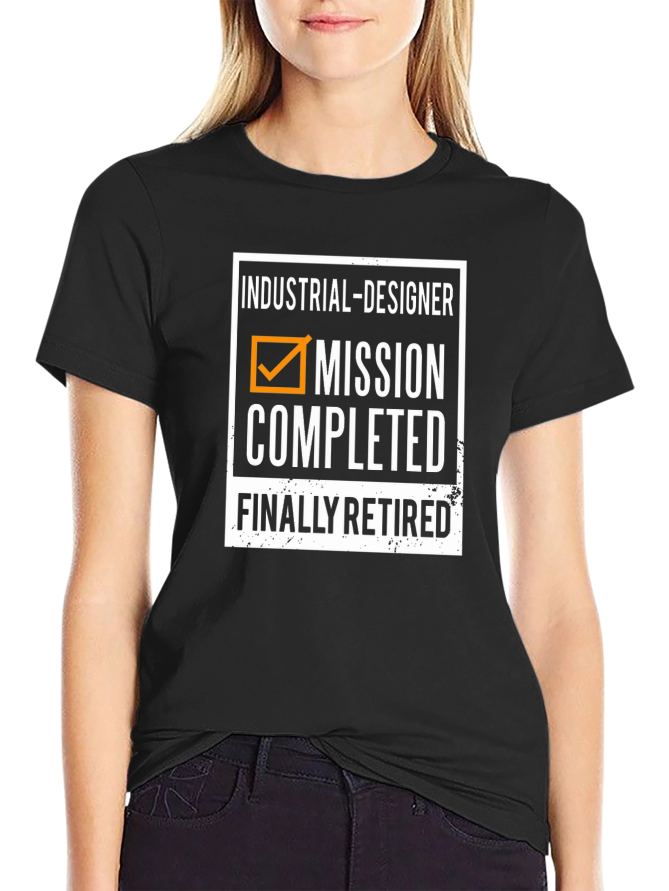 Industrial Designer Retirement T-Shirt: Mission Completed Retired