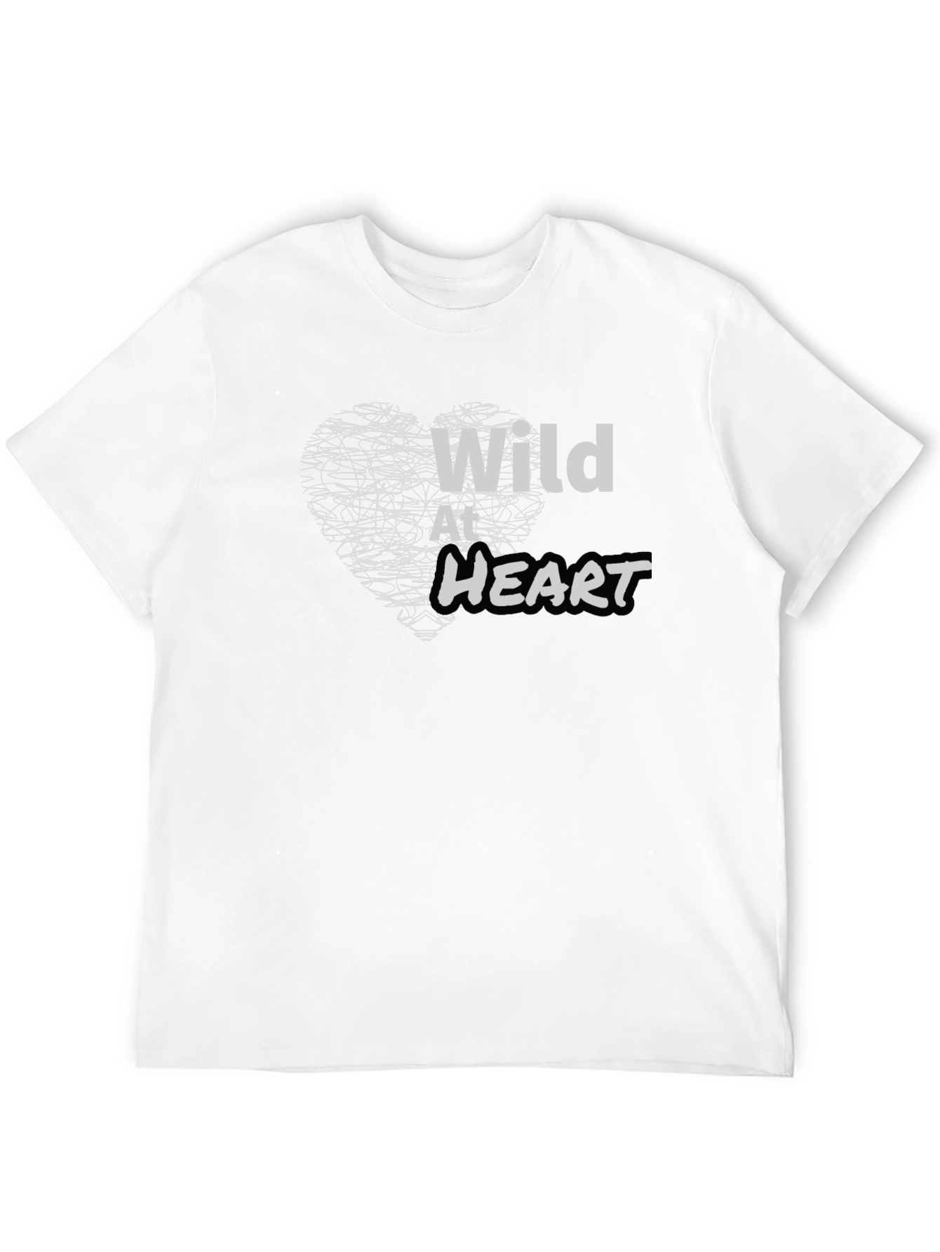 Wild At Heart Black Graphic Tee