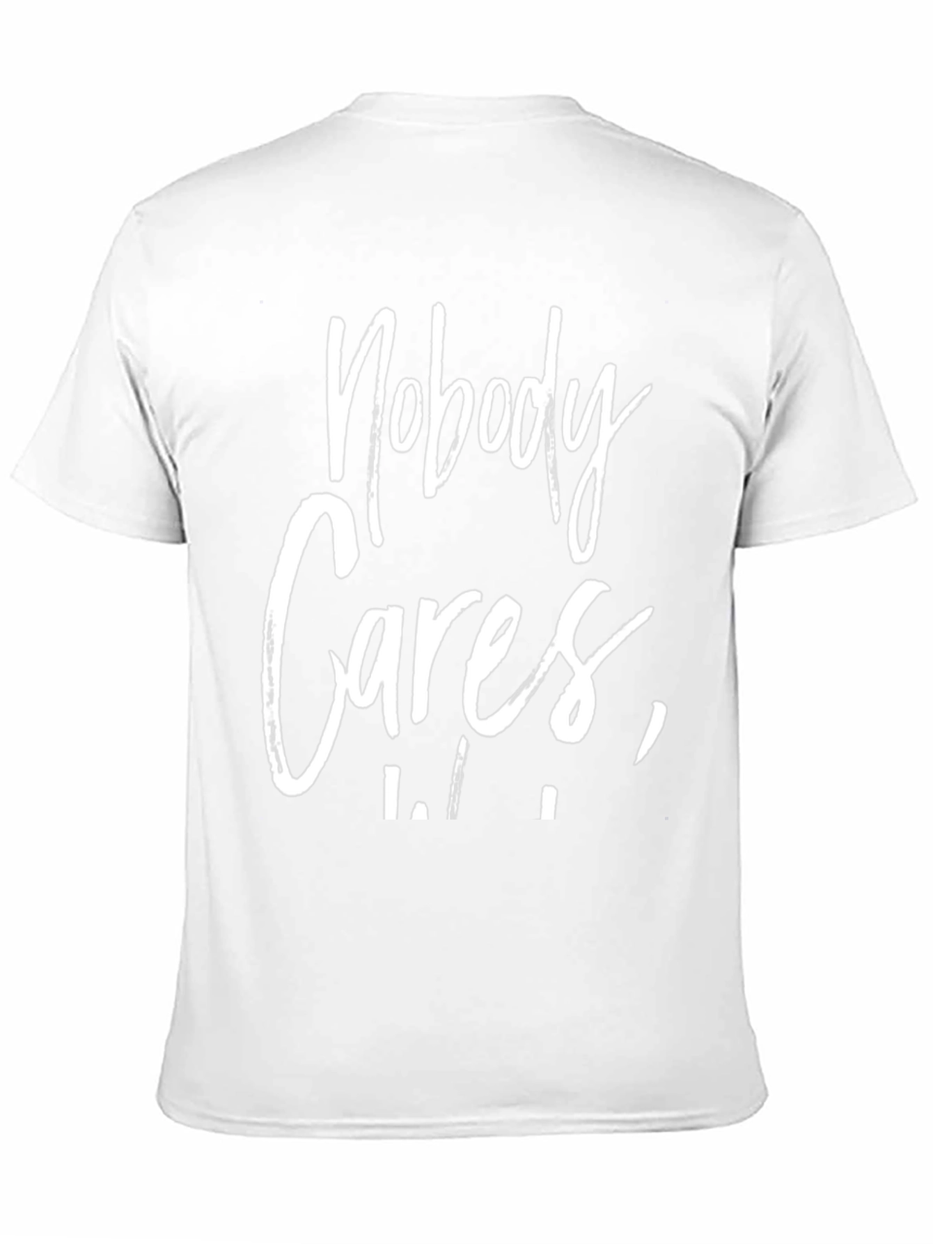 Nobody Cares Black Graphic Tee
