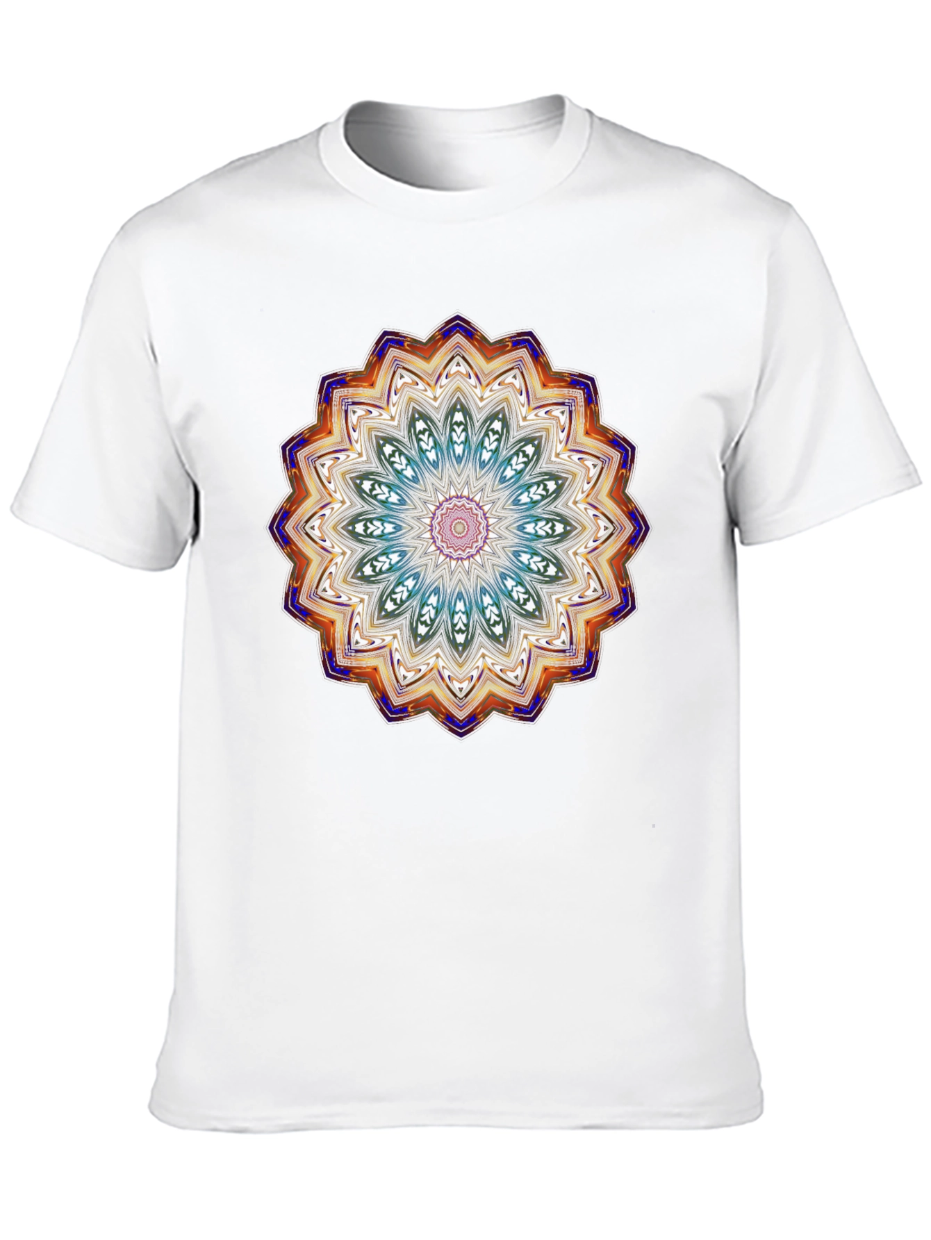 Mandala Graphic Print Black T-Shirt