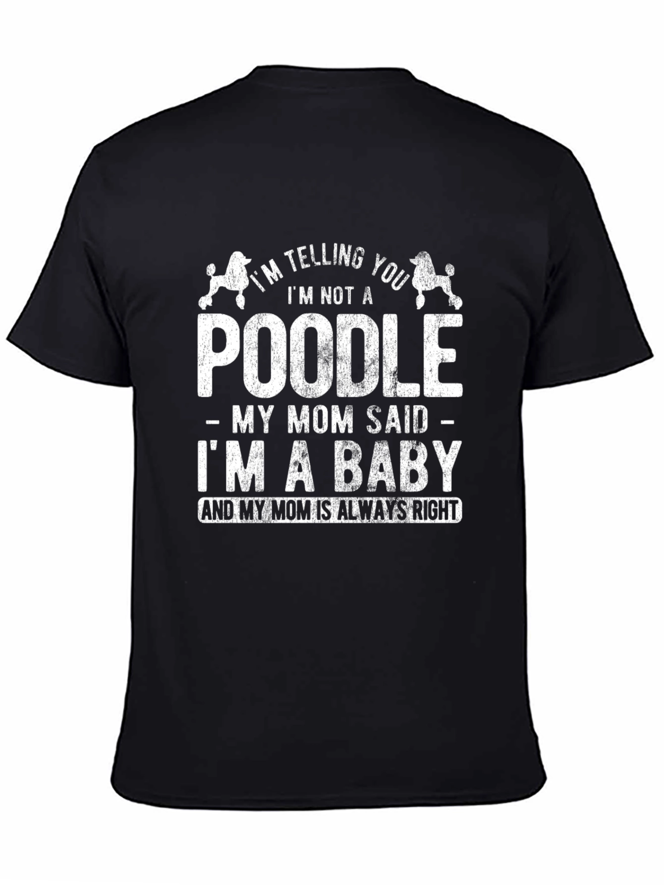 Funny Poodle Mom Baby T-Shirt