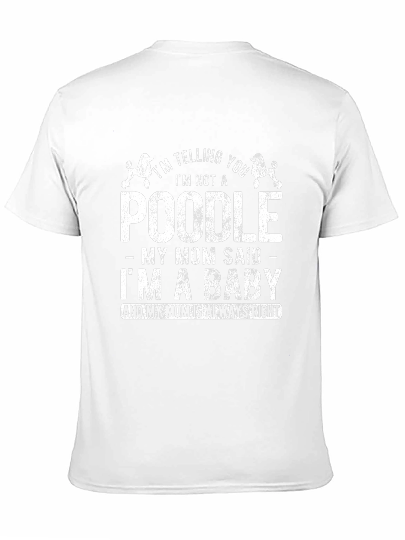 Funny Poodle Mom Baby T-Shirt