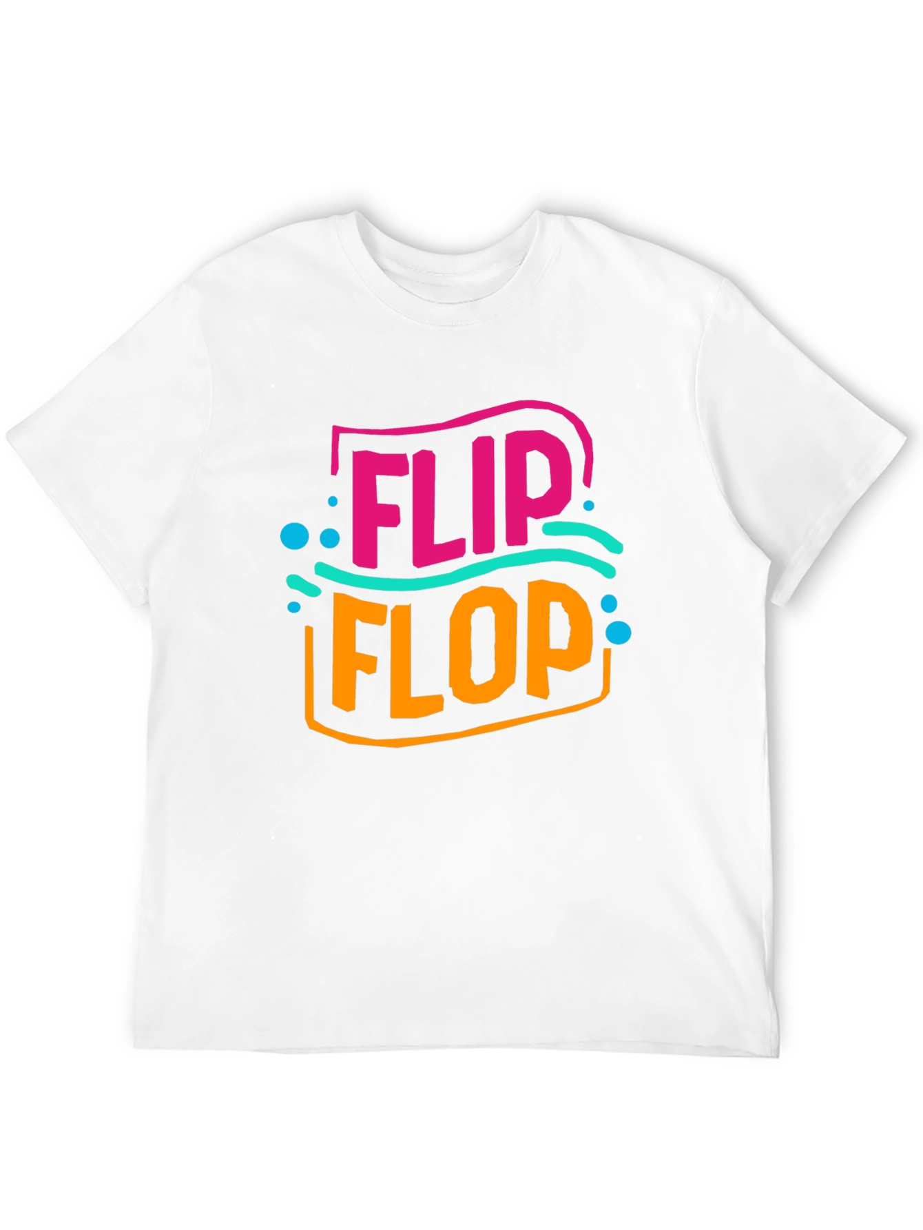 Flip Flop Graphic T-Shirt - Summer Beach Vibes